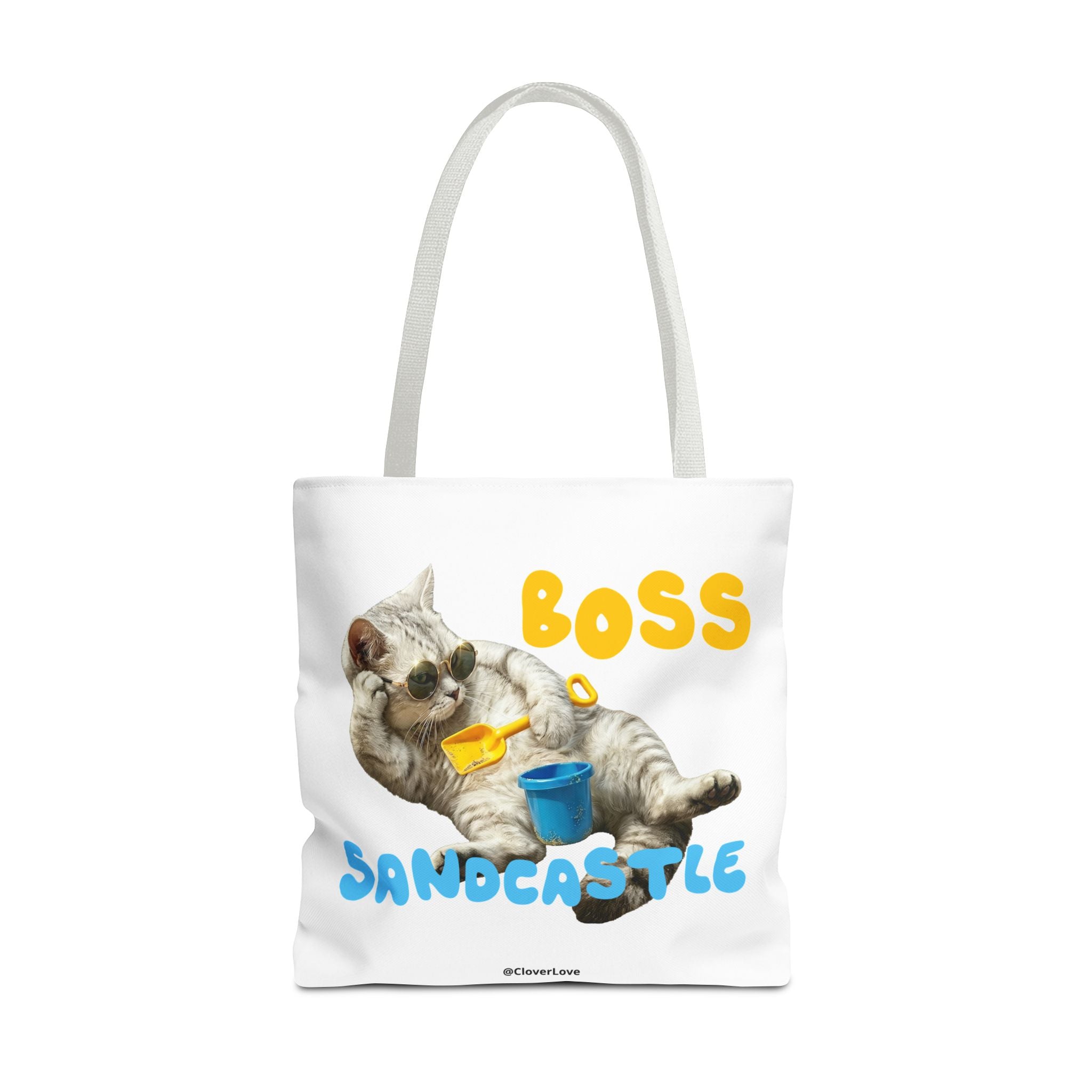 Funny Cat Tote Bag | Custom Pet Photo Personalized Canvas Bag
