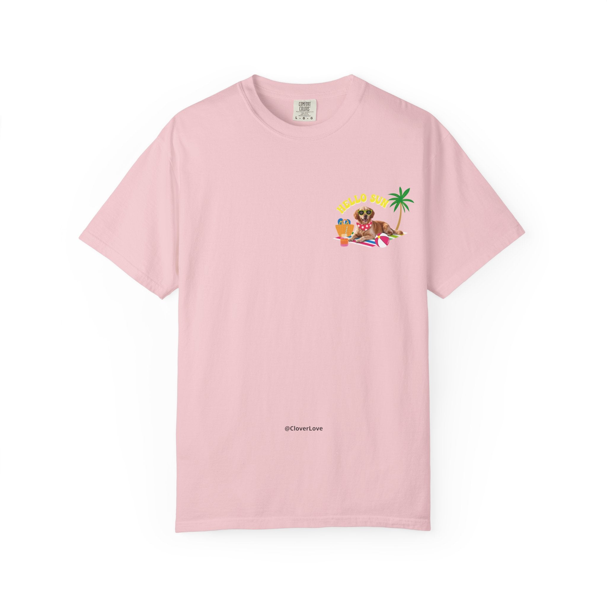 Custom Dog Summer T-Shirt - Funny Beach Dog Tee, Dog Lover Gift