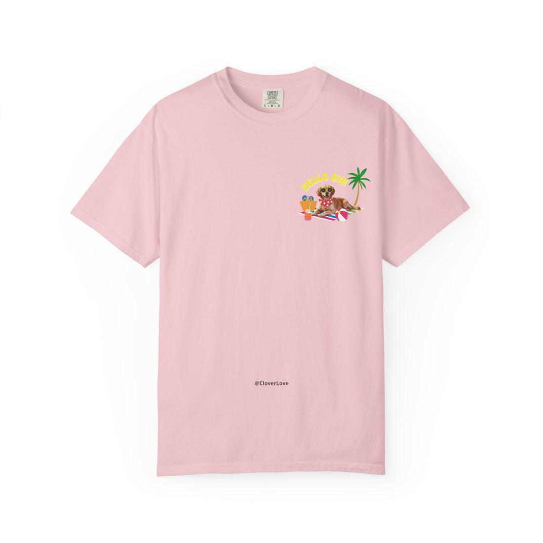 Custom Dog Summer T-Shirt - Funny Beach Dog Tee, Dog Lover Gift