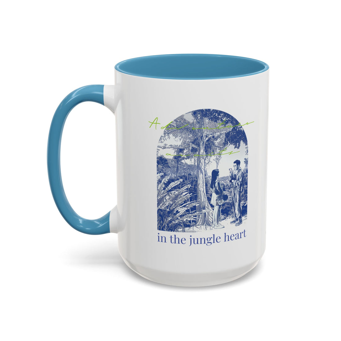 Jungle Adventure Travel Mug - Tropical Nature Coffee Cup for Explorers