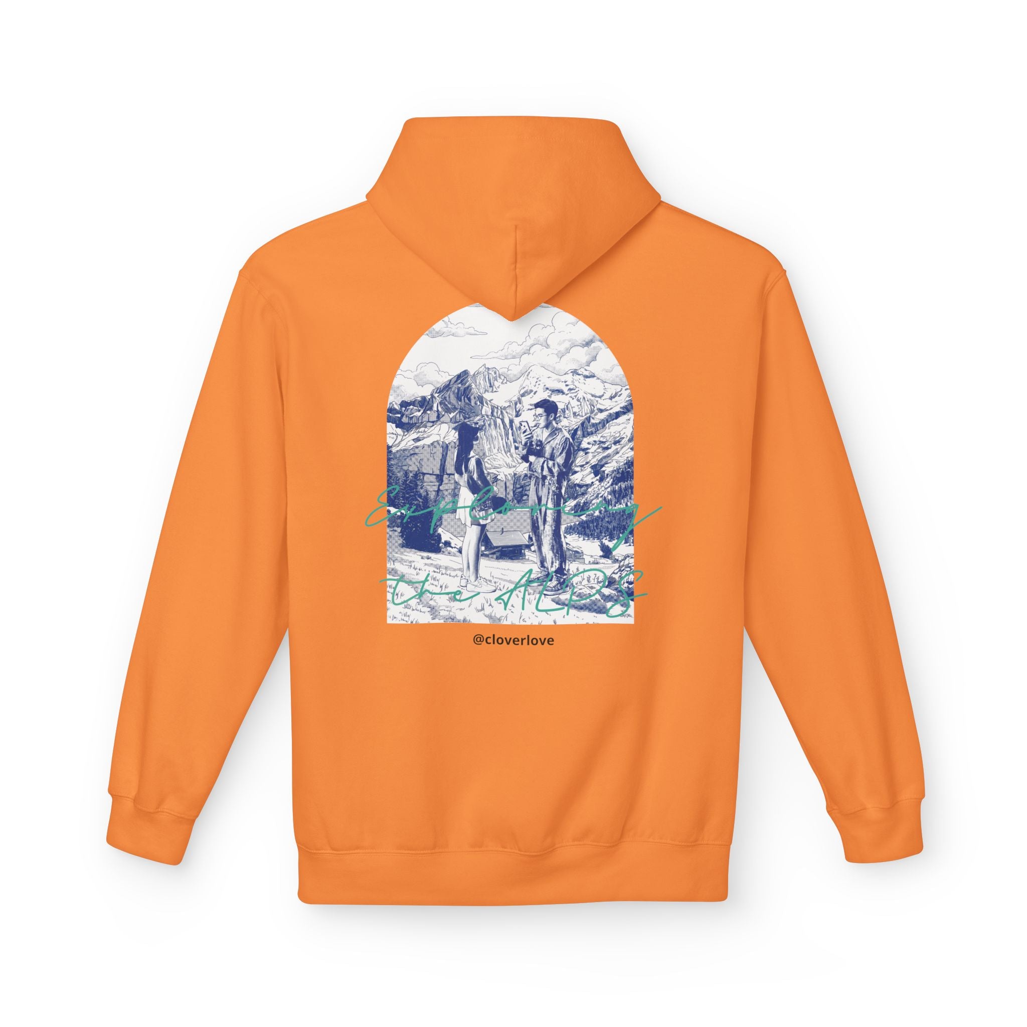 Mountain Travel Hoodie | Abenteuerlandschaft Grafik Pullover