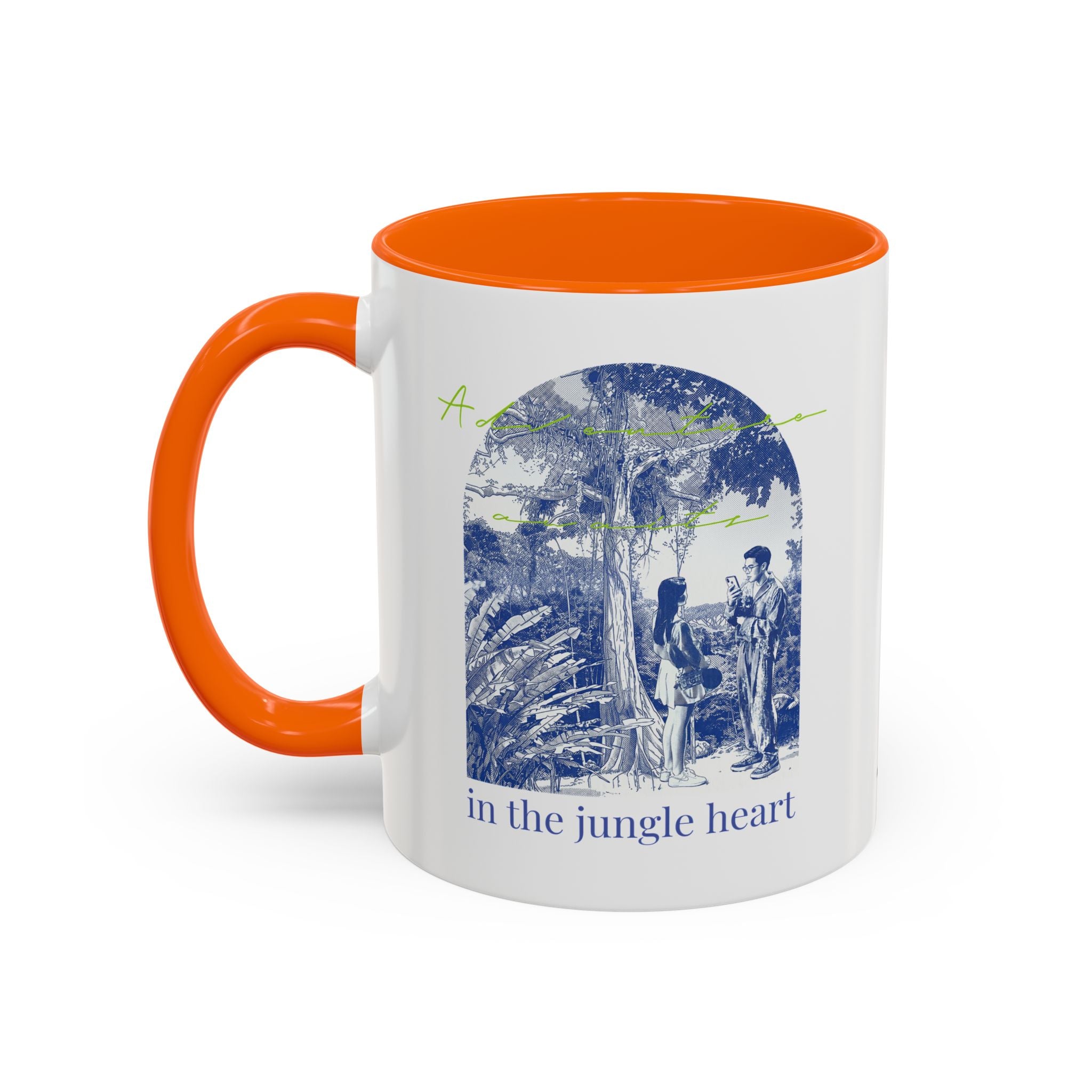 Jungle Adventure Travel Mug - Tropical Nature Coffee Cup for Explorers
