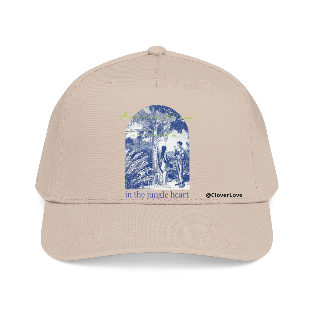Jungle Adventure Hat - Tropical Travel Baseball Cap, Nature Explorer Dad Hat