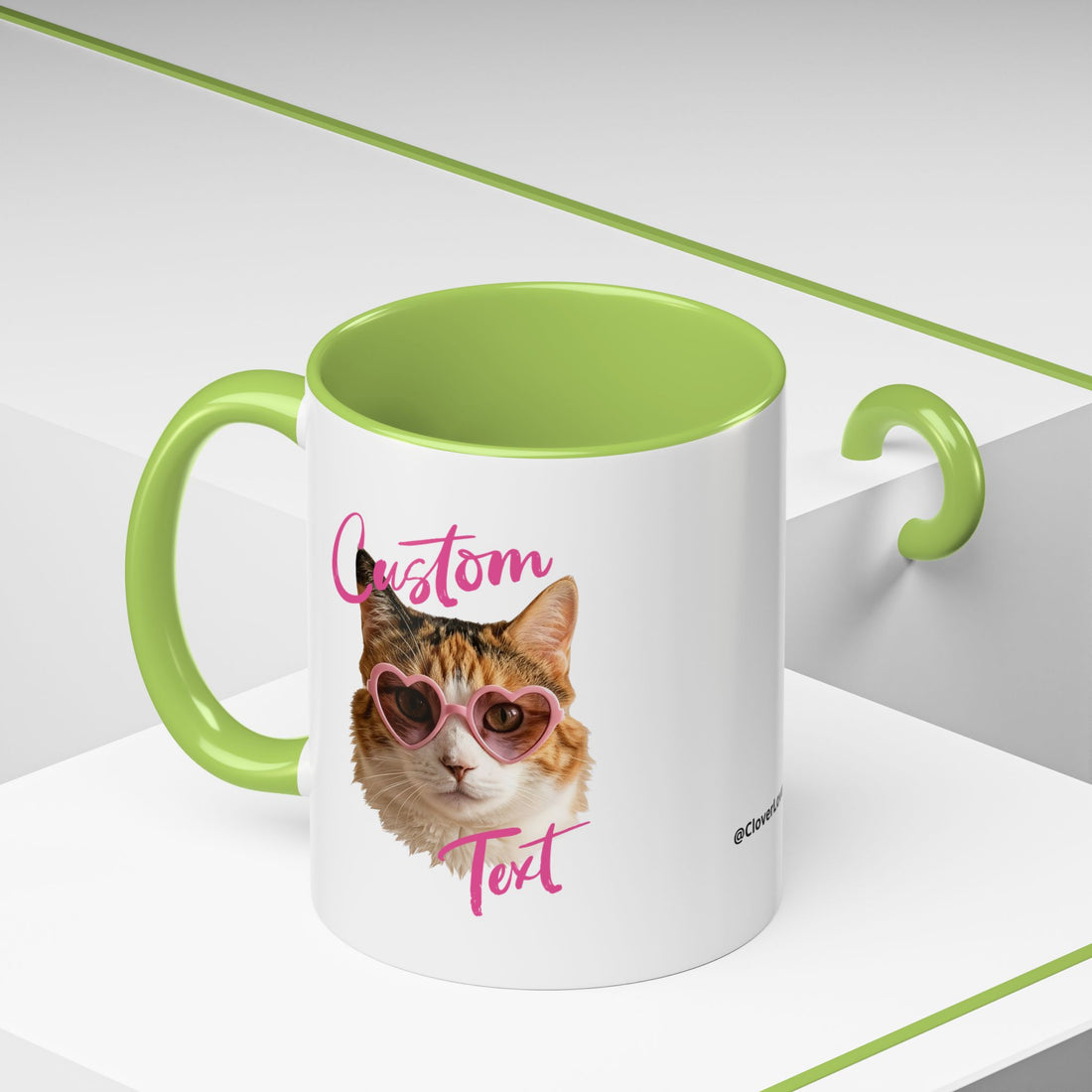 Road Trip Cat Mug | Personalized Summer Cat Coffee Cup With Custom Text