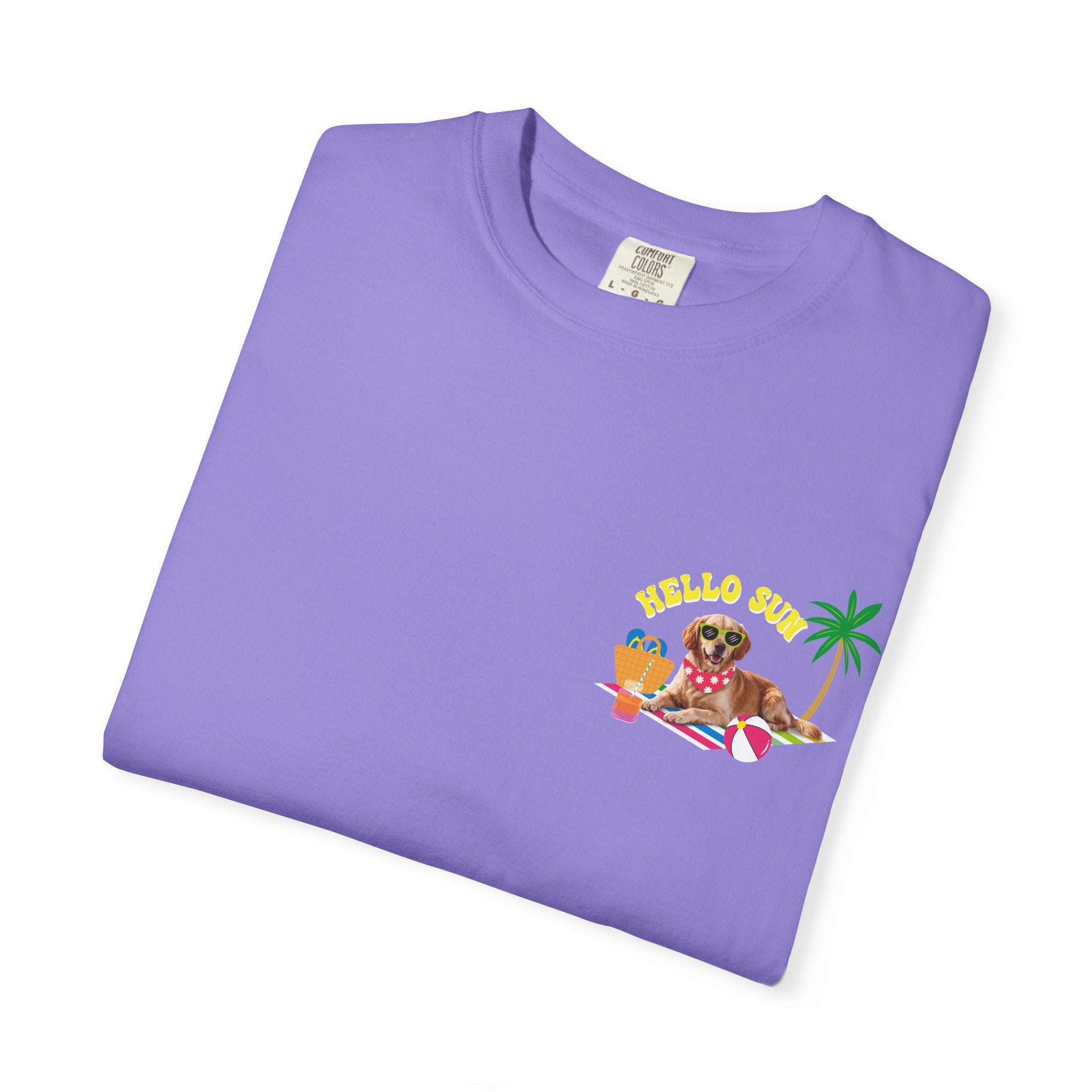Custom Dog Summer T-Shirt - Funny Beach Dog Tee, Dog Lover Gift