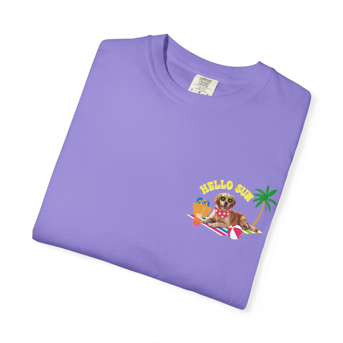 Custom Dog Summer T-Shirt - Funny Beach Dog Tee, Dog Lover Gift