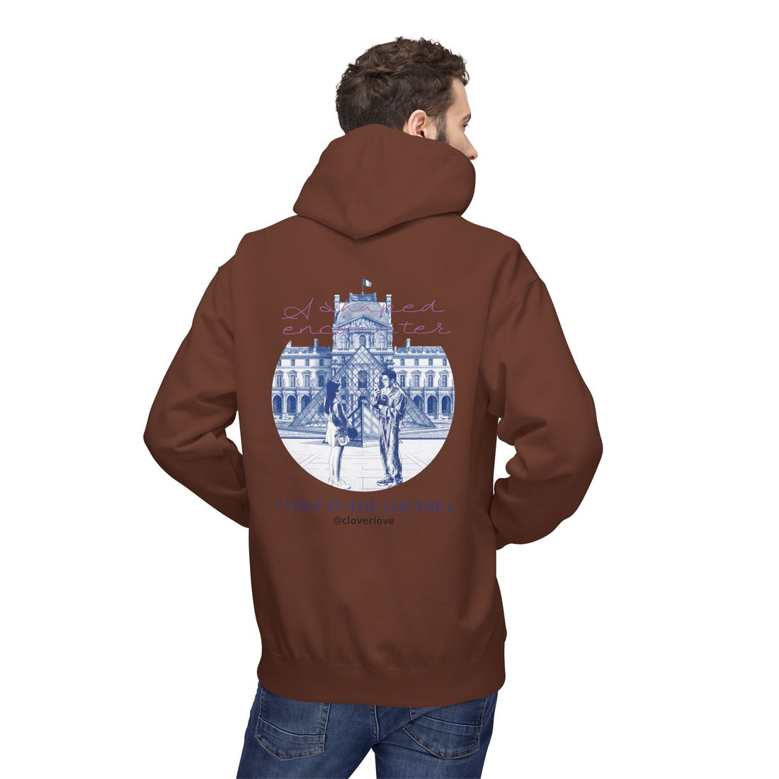 Lost In The Louvre Hoodie | Paris Reise-Wahrzeichen Sweatshirt