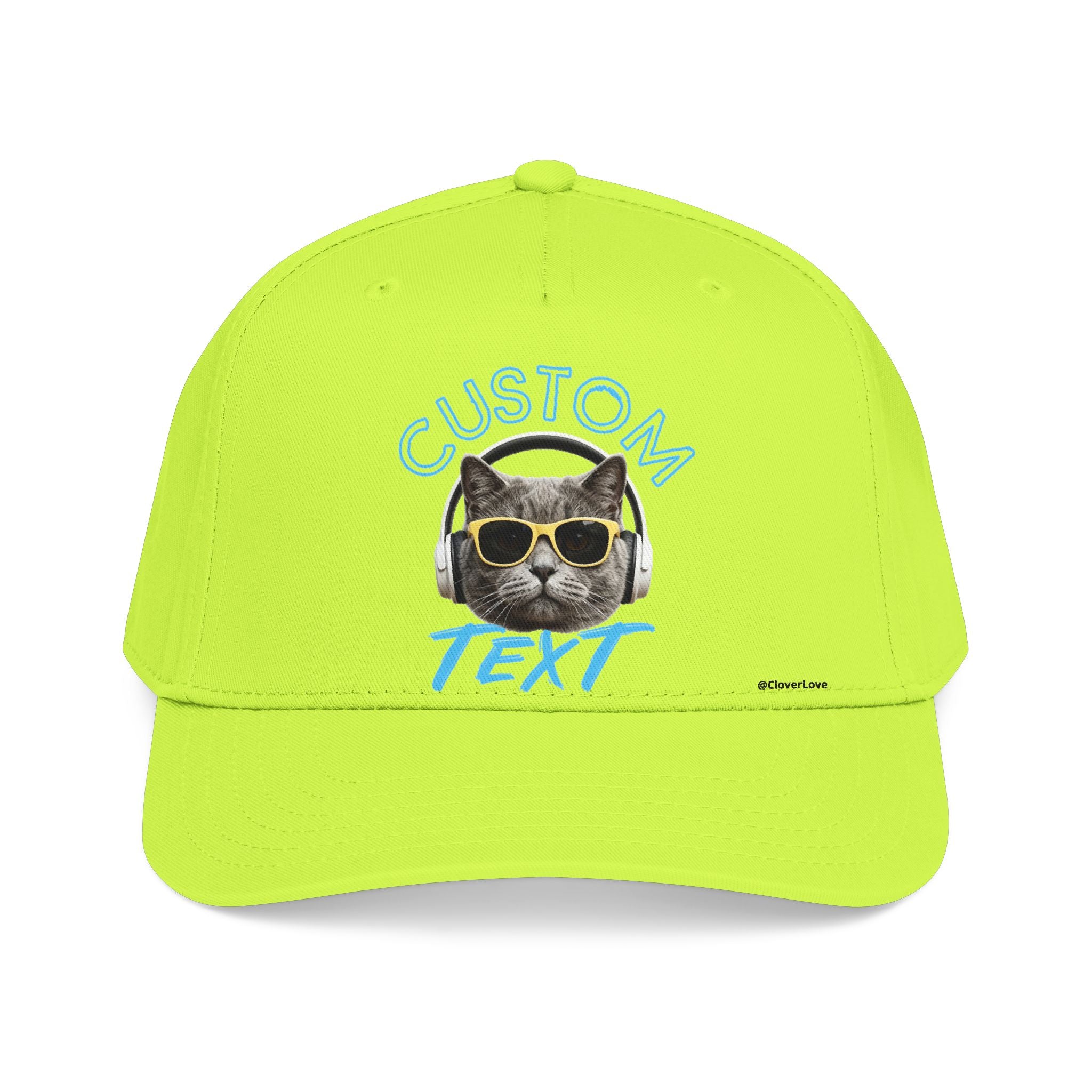 Custom Cat Photo Baseball Cap | Personalized Pet Lover Hat
