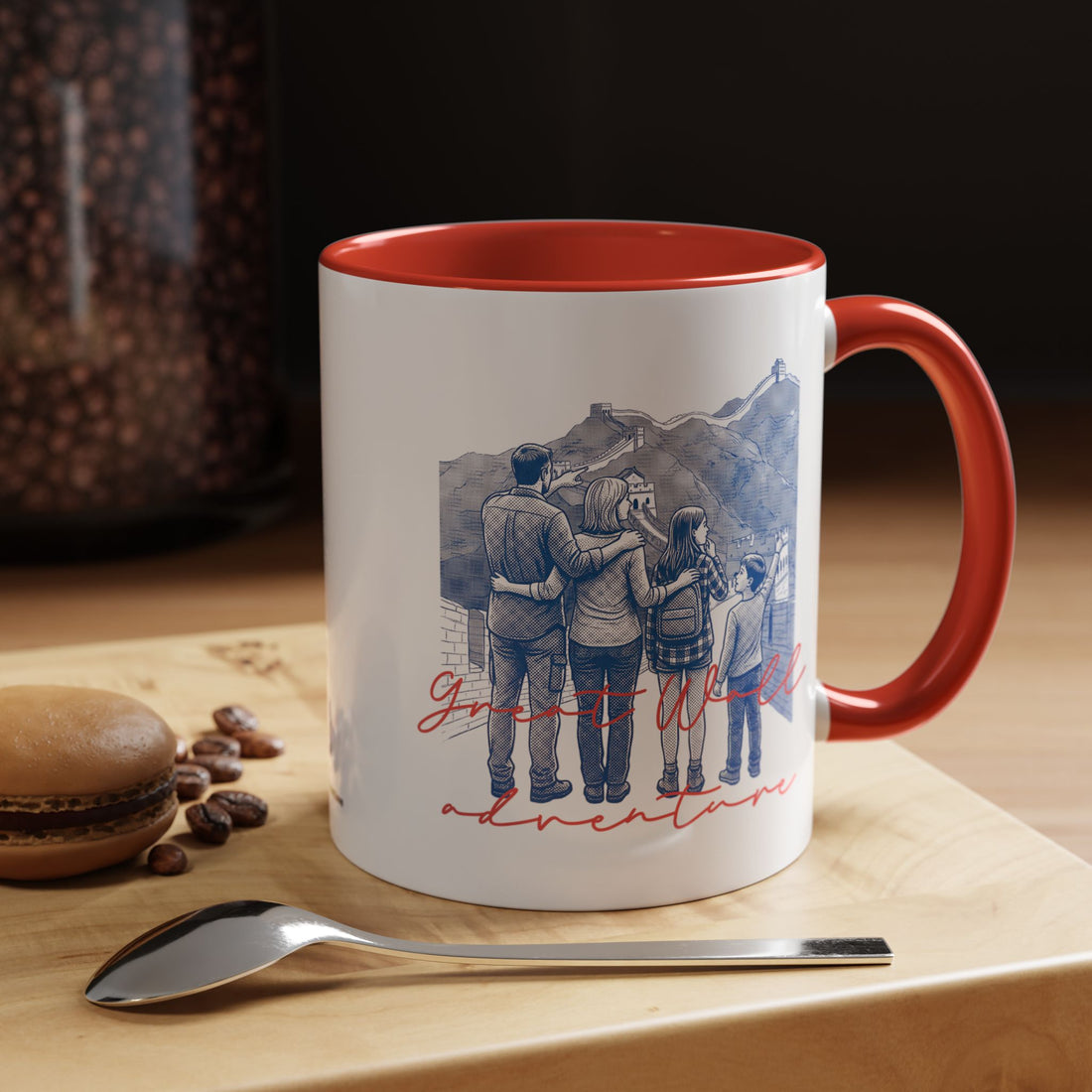Great Wall Travel Mug - China Landmark Coffee Cup for Explorers