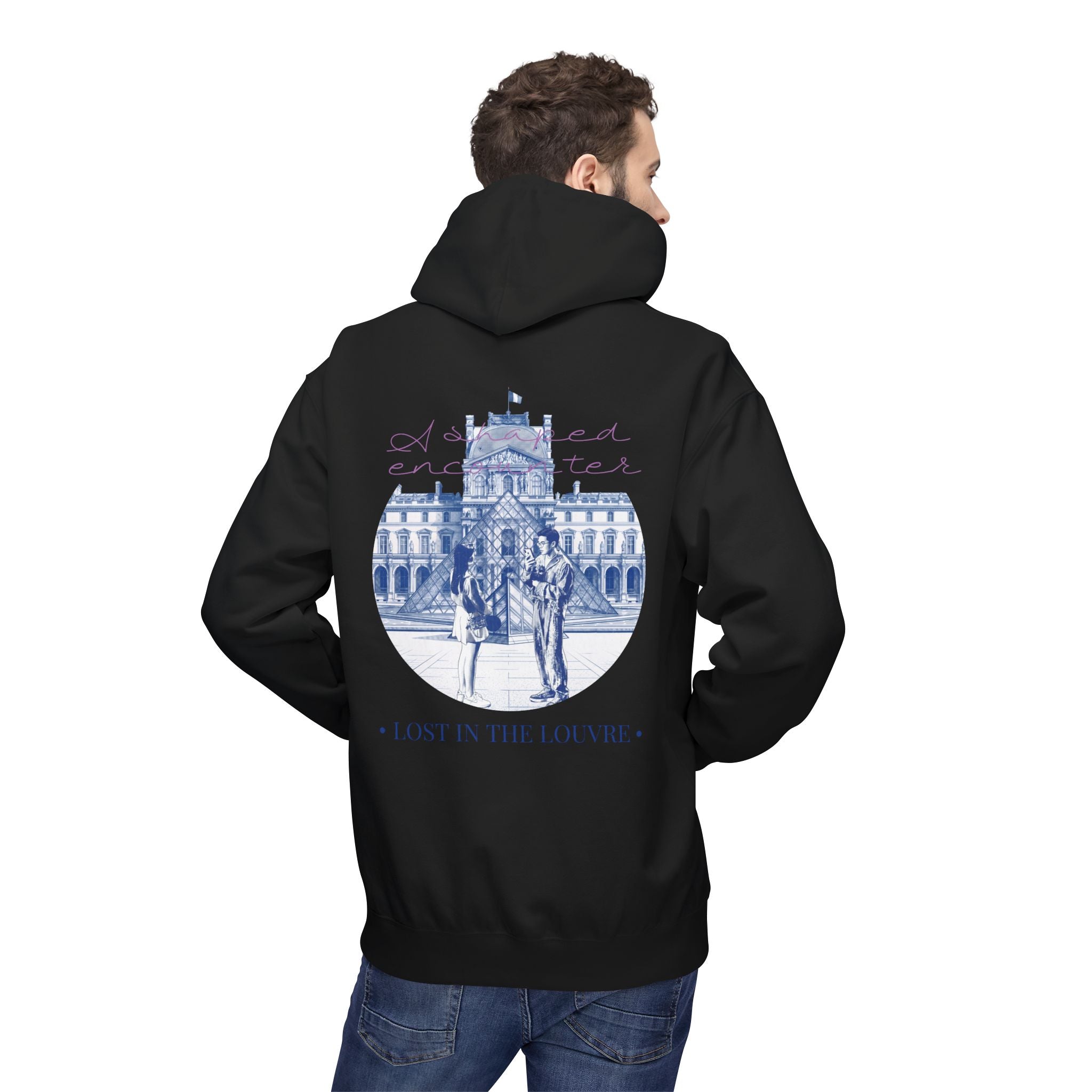 Lost In The Louvre Hoodie | Paris Travel Landmark Sweatshirt