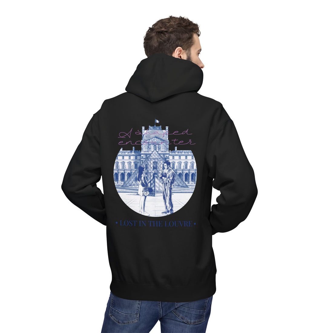Lost In The Louvre Hoodie | Paris Travel Landmark Sweatshirt