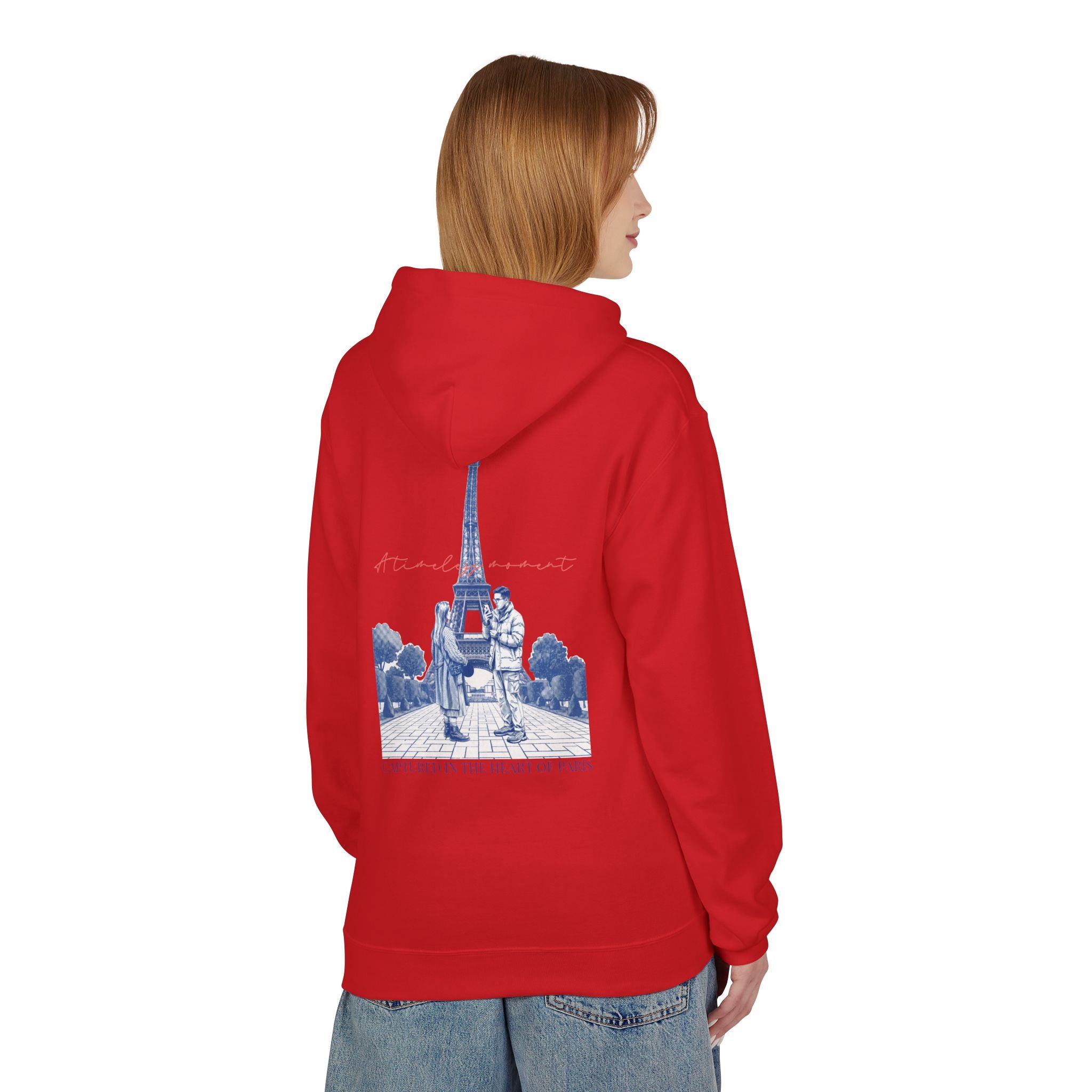 Paris Eiffel Tower Hoodie | Romantic Travel Graphic Sweatshirt