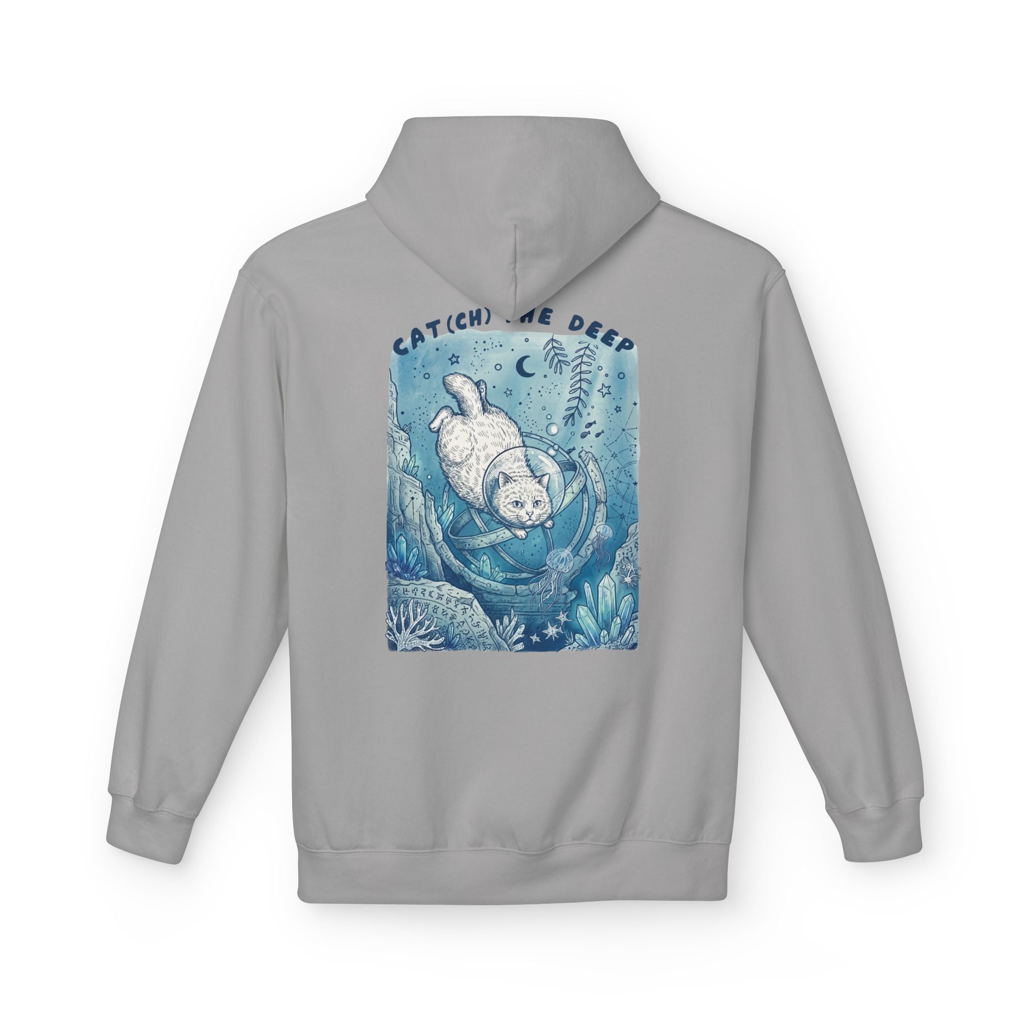Cat Deep Sea Adventure Hoodie | Vintage Ocean Explorer Graphic Sweatshirt