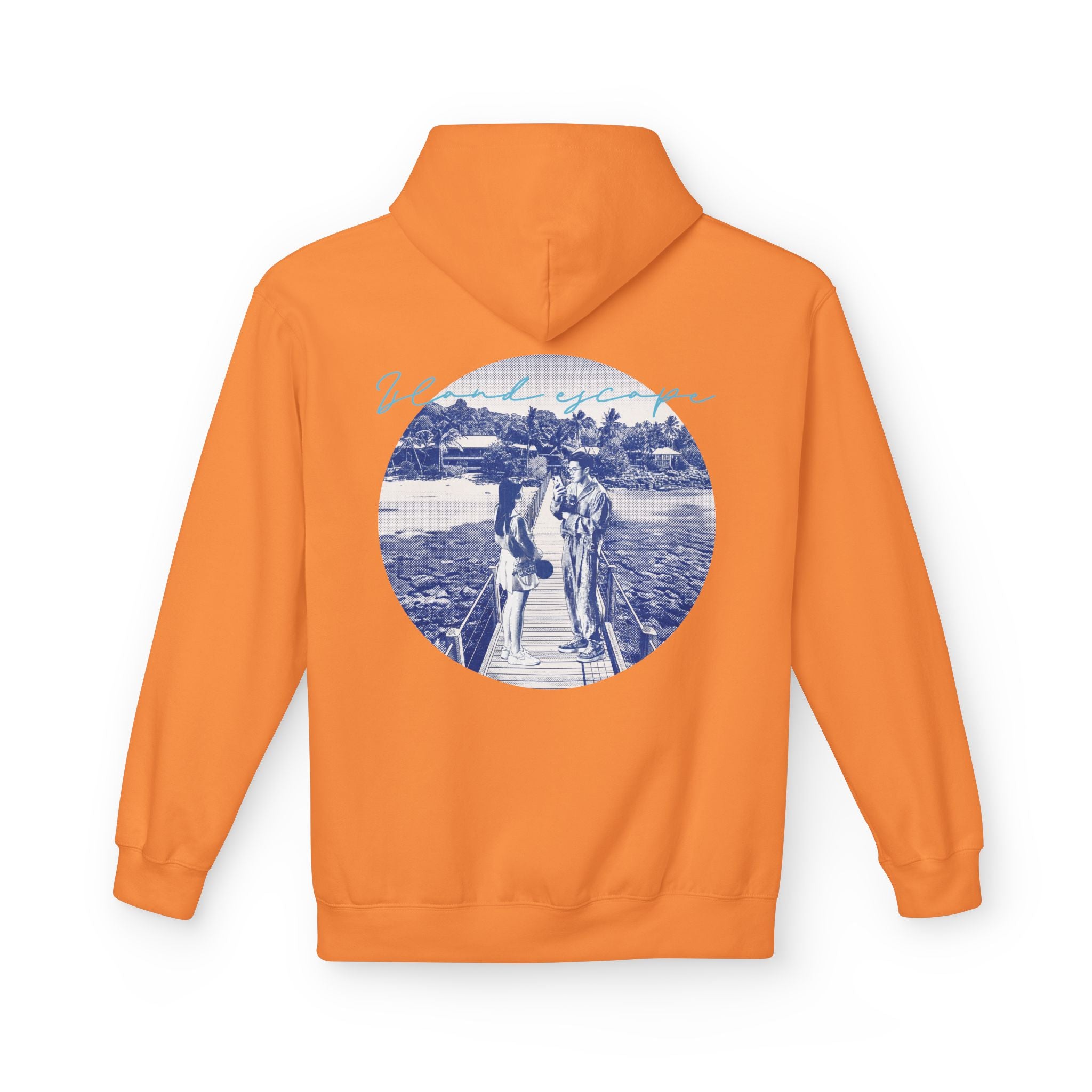 Tropical Vacation Hoodie | Romantic Beach Travel Graphic Sweatshirt
