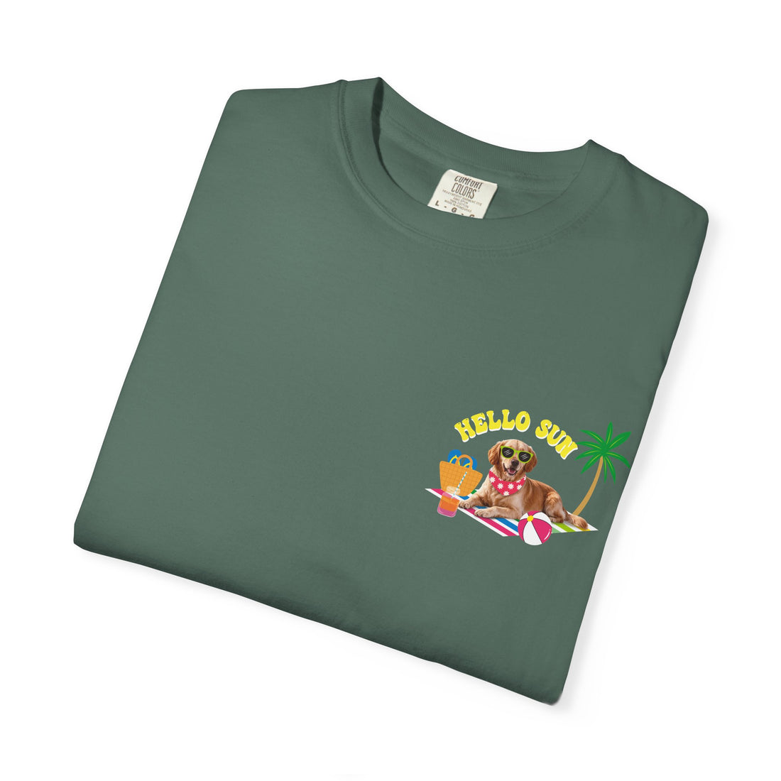 Custom Dog Summer T-Shirt - Funny Beach Dog Tee, Dog Lover Gift