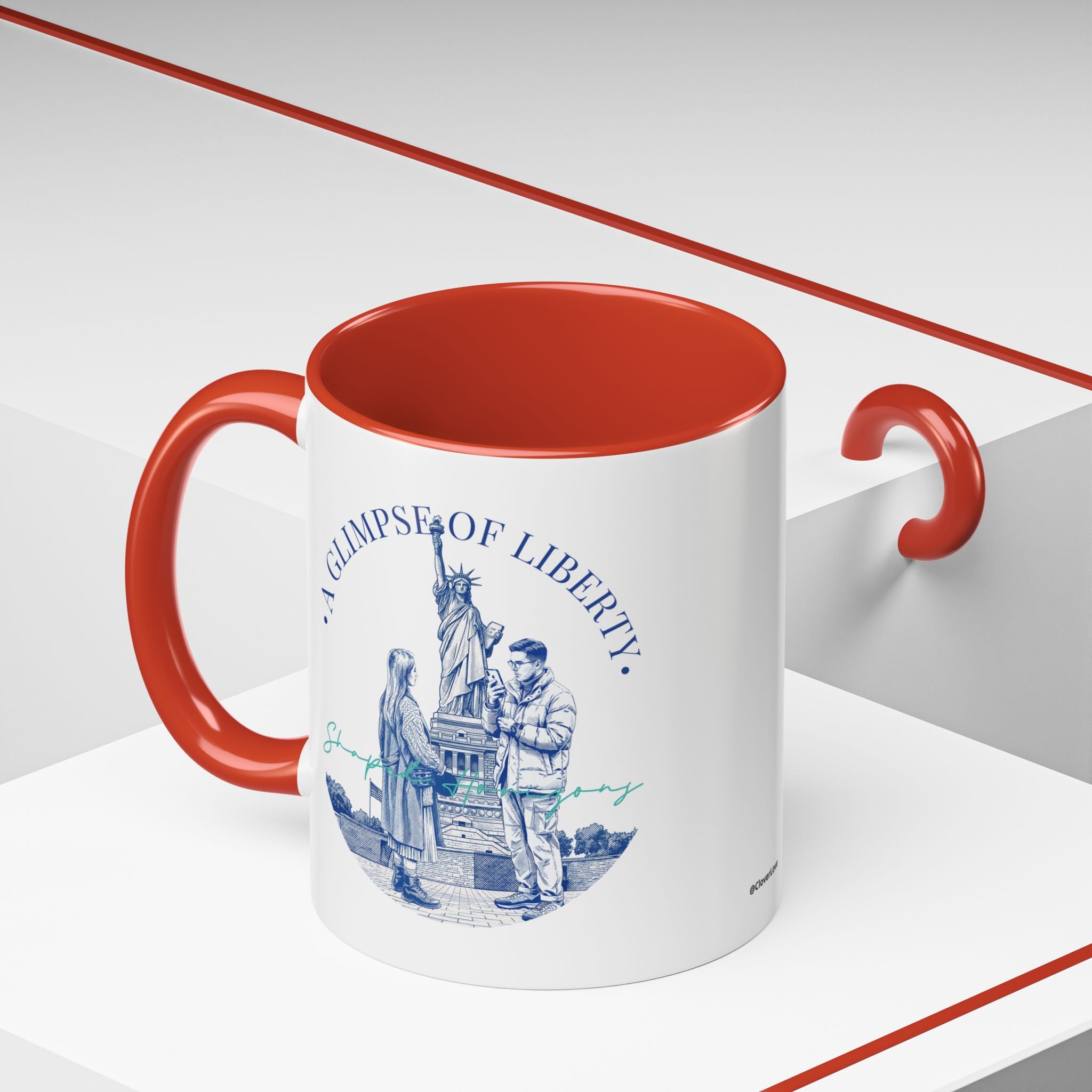 Statue of Liberty Travel Mug - New York Landmark Coffee Cup