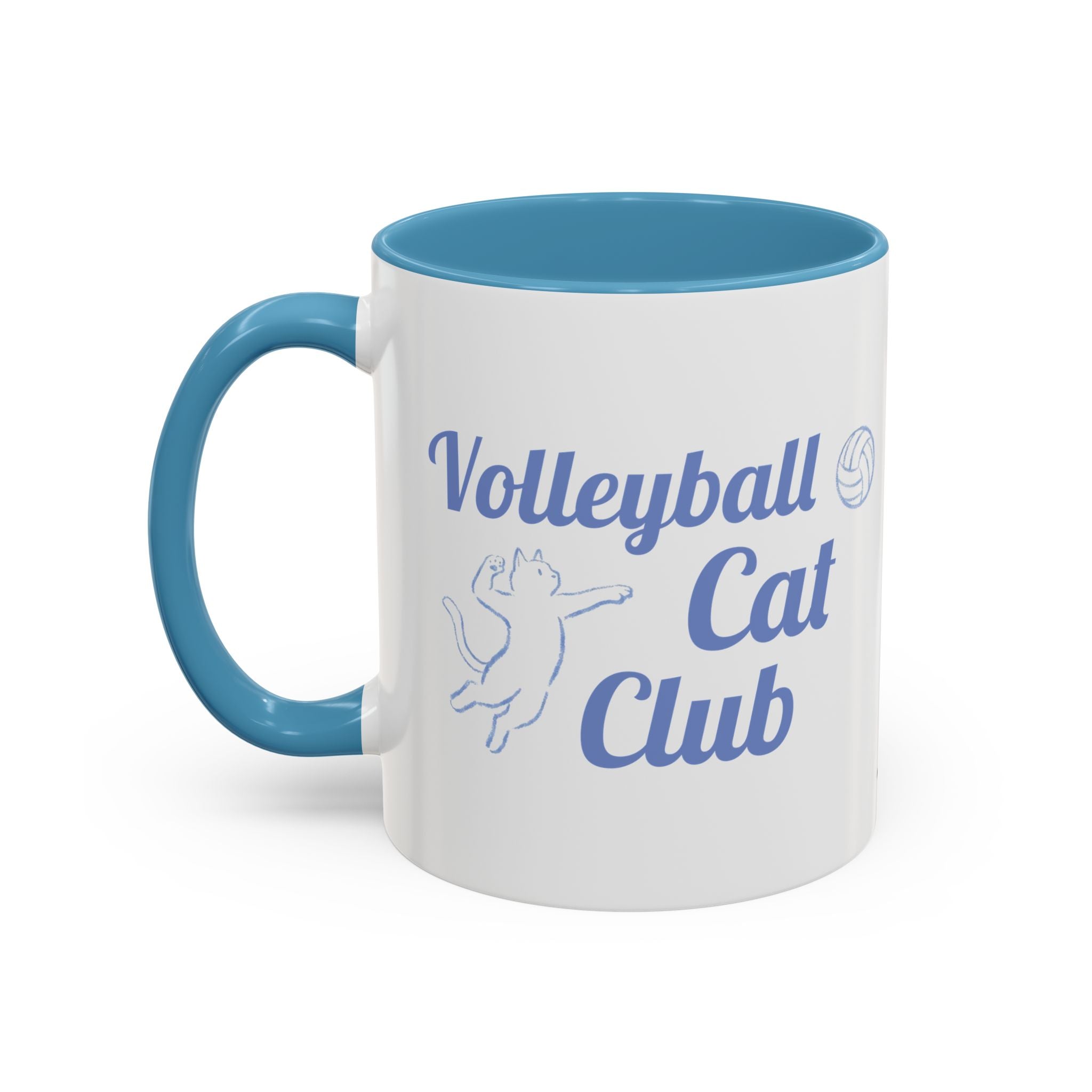 Volleyball Club Mug | Cat Design