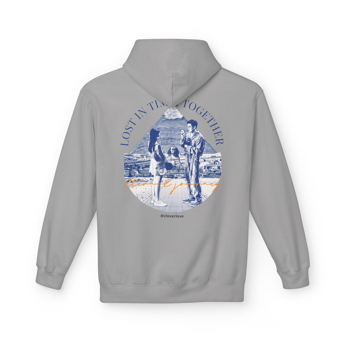 Vintage Reise Hoodie | Pärchen Wahrzeichen Grafik Sweatshirt