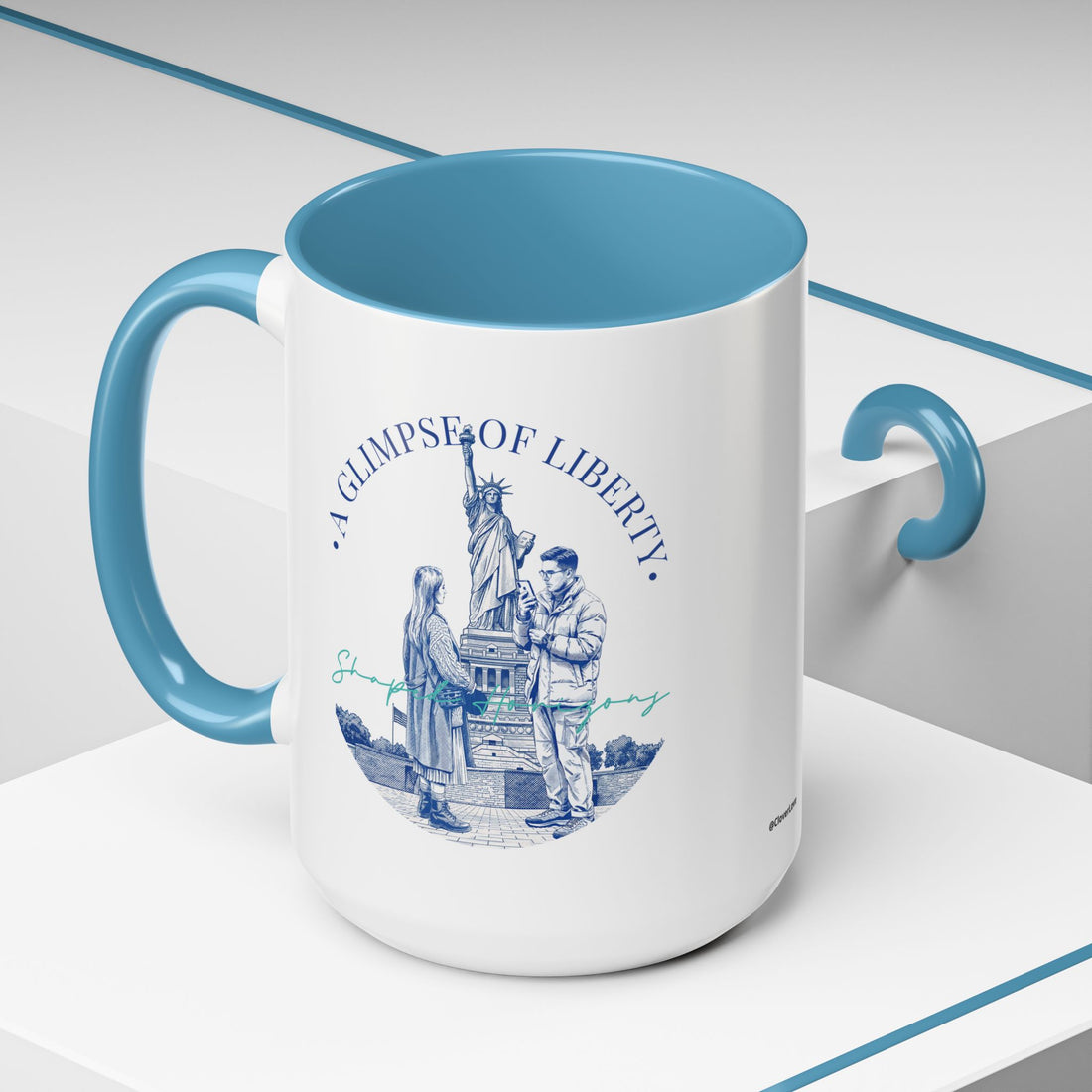 Statue of Liberty Travel Mug - New York Landmark Coffee Cup