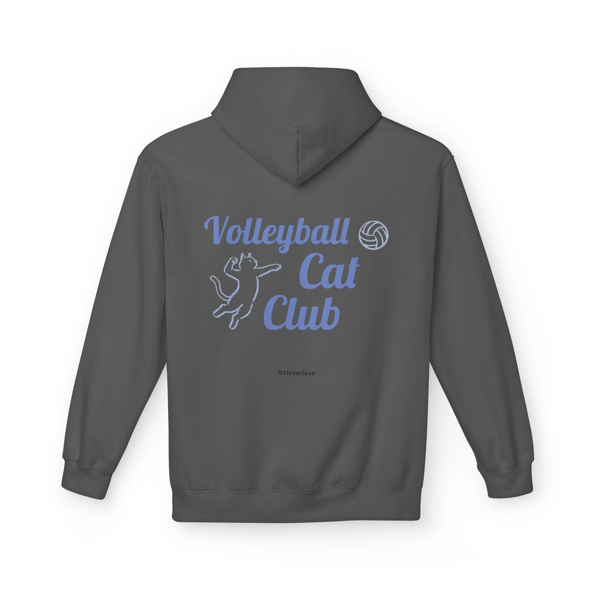 VC8, Catch the Echo Hoodie — Ocean Cat Adventure Graphic Hoodie