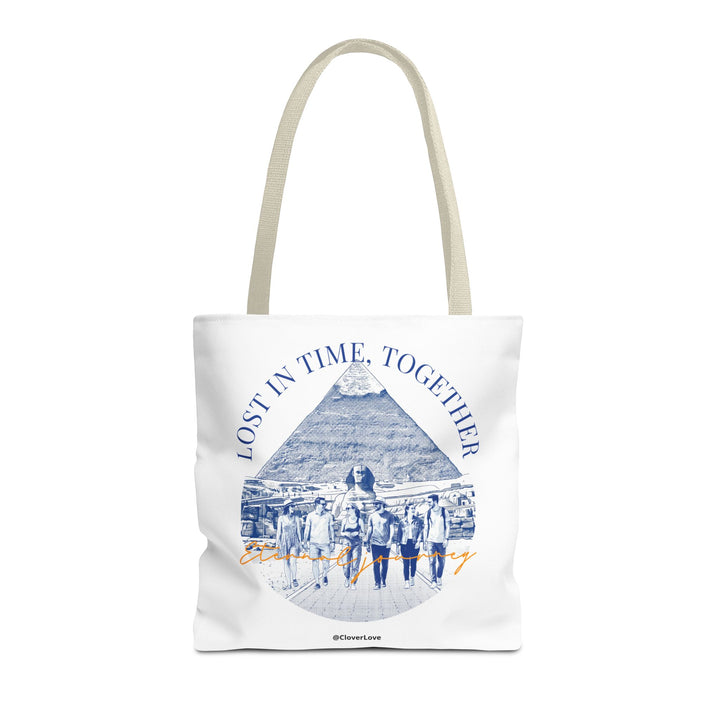 Egypt Pyramid Tote Bag | Vintage Travel Explorer Canvas Bag