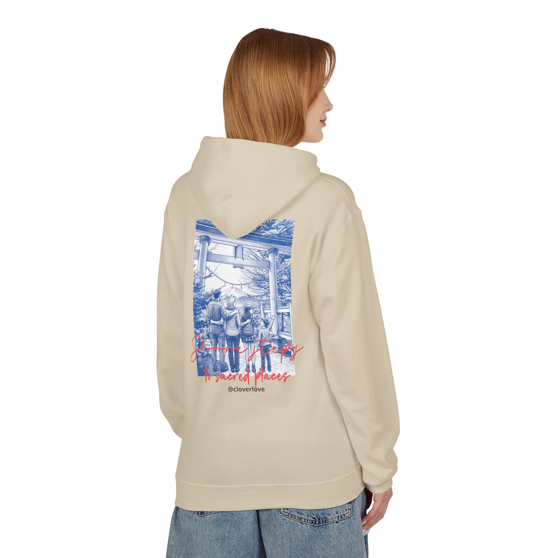 Sacred Places Hoodie | Vintage Reise-Wahrzeichen Sweatshirt
