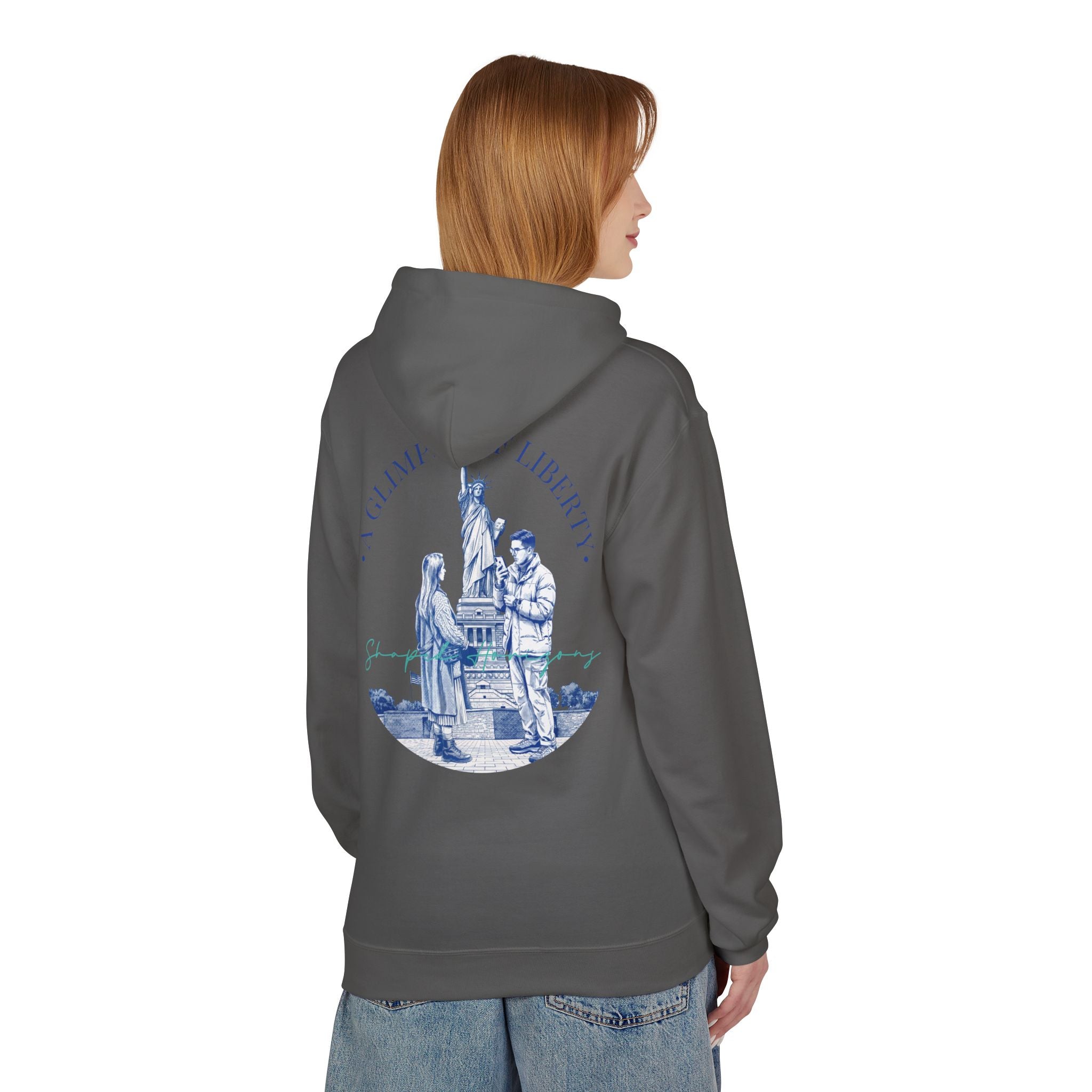 Statue of Liberty Adventure Hoodie | Vintage New York Travel Sweatshirt