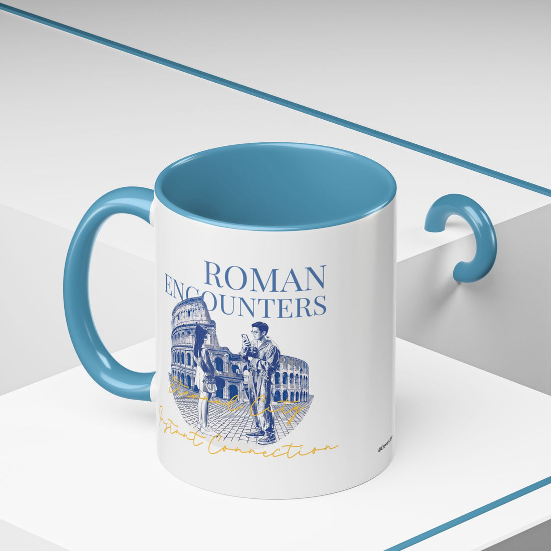 Rome Travel Memory Mug - Colosseum Coffee Cup for Travelers