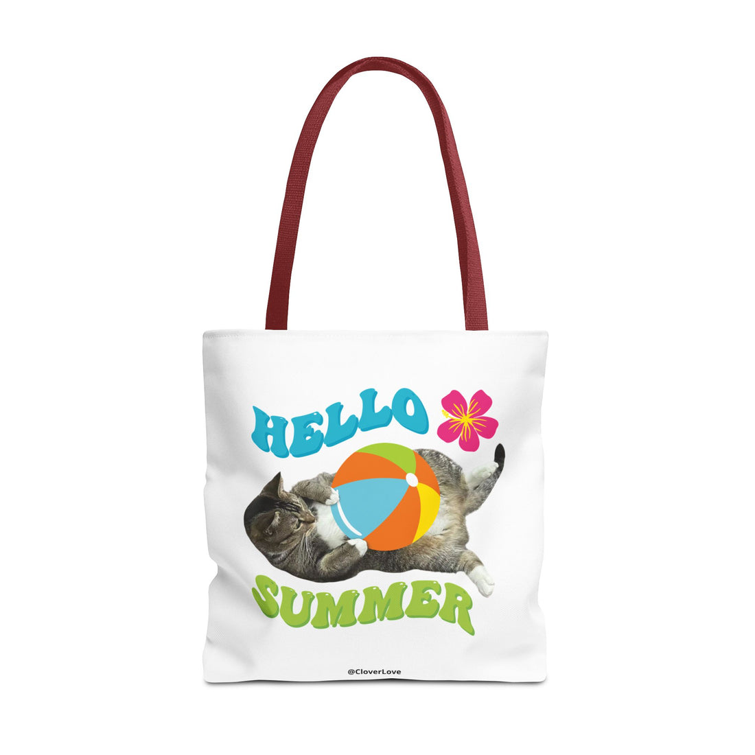 Custom Cat Tote Bag | Personalized Pet Photo Canvas Bag