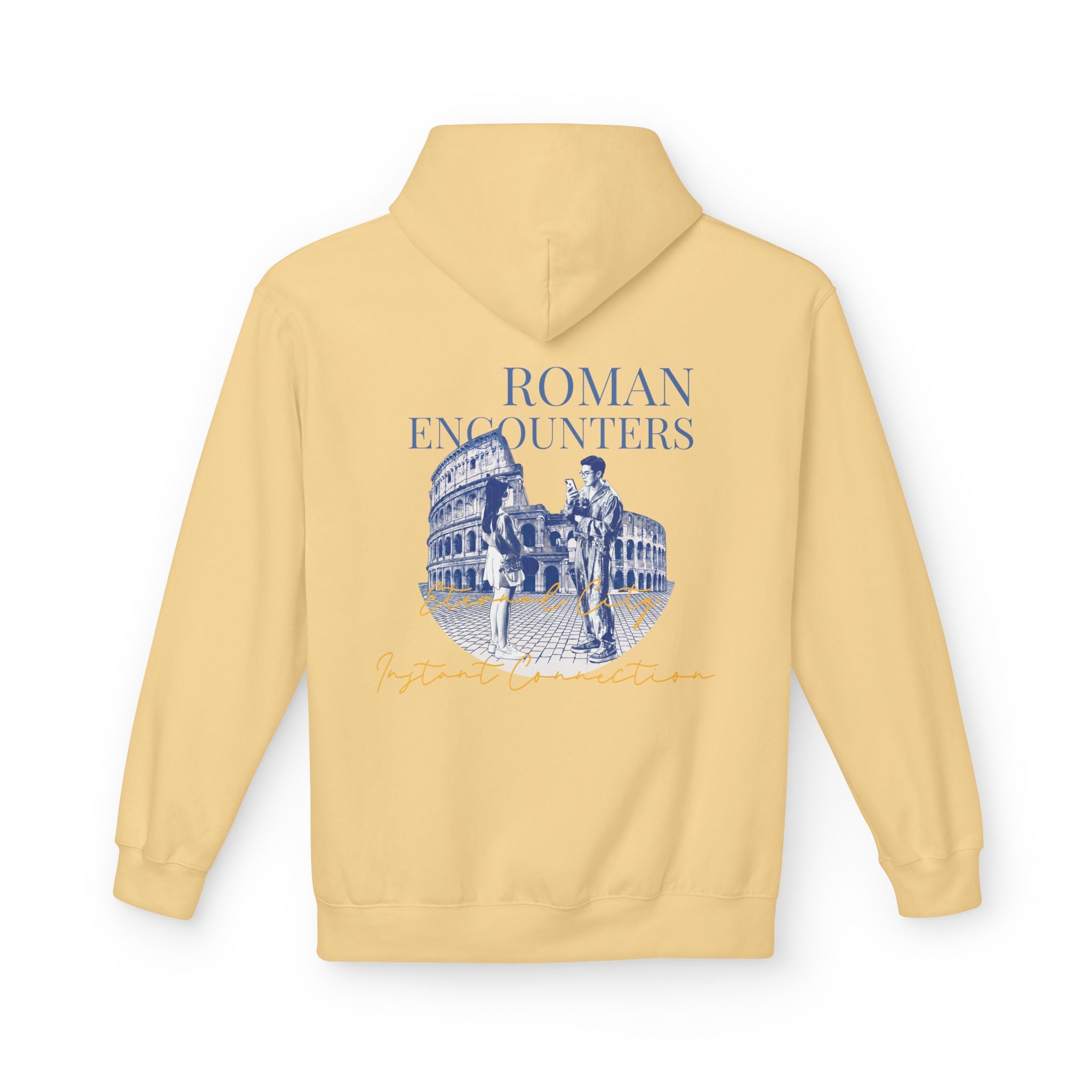 Roman Encounters Hoodie | Colosseum Travel Landmark Sweatshirt