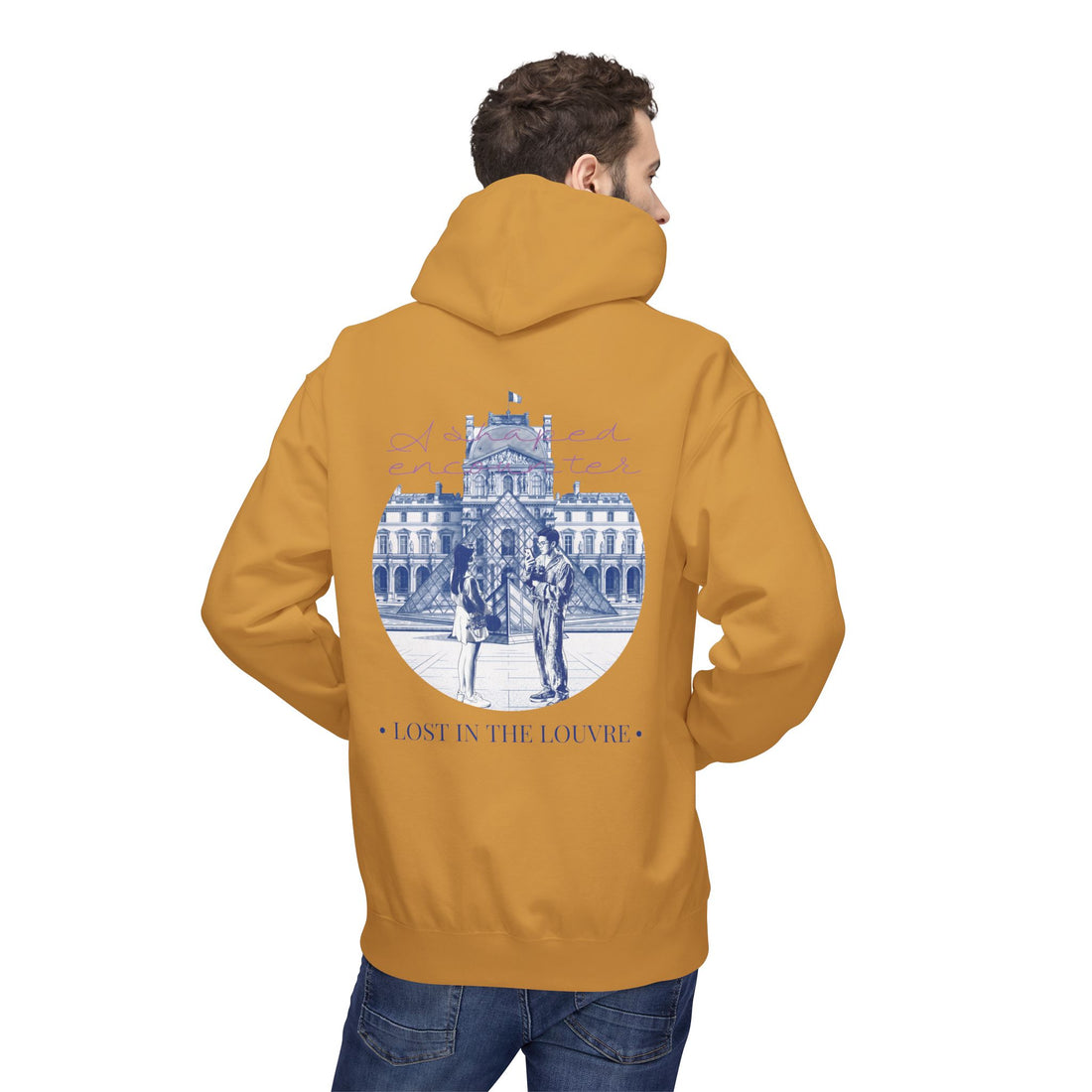 Lost In The Louvre Hoodie | Paris Travel Landmark Sweatshirt