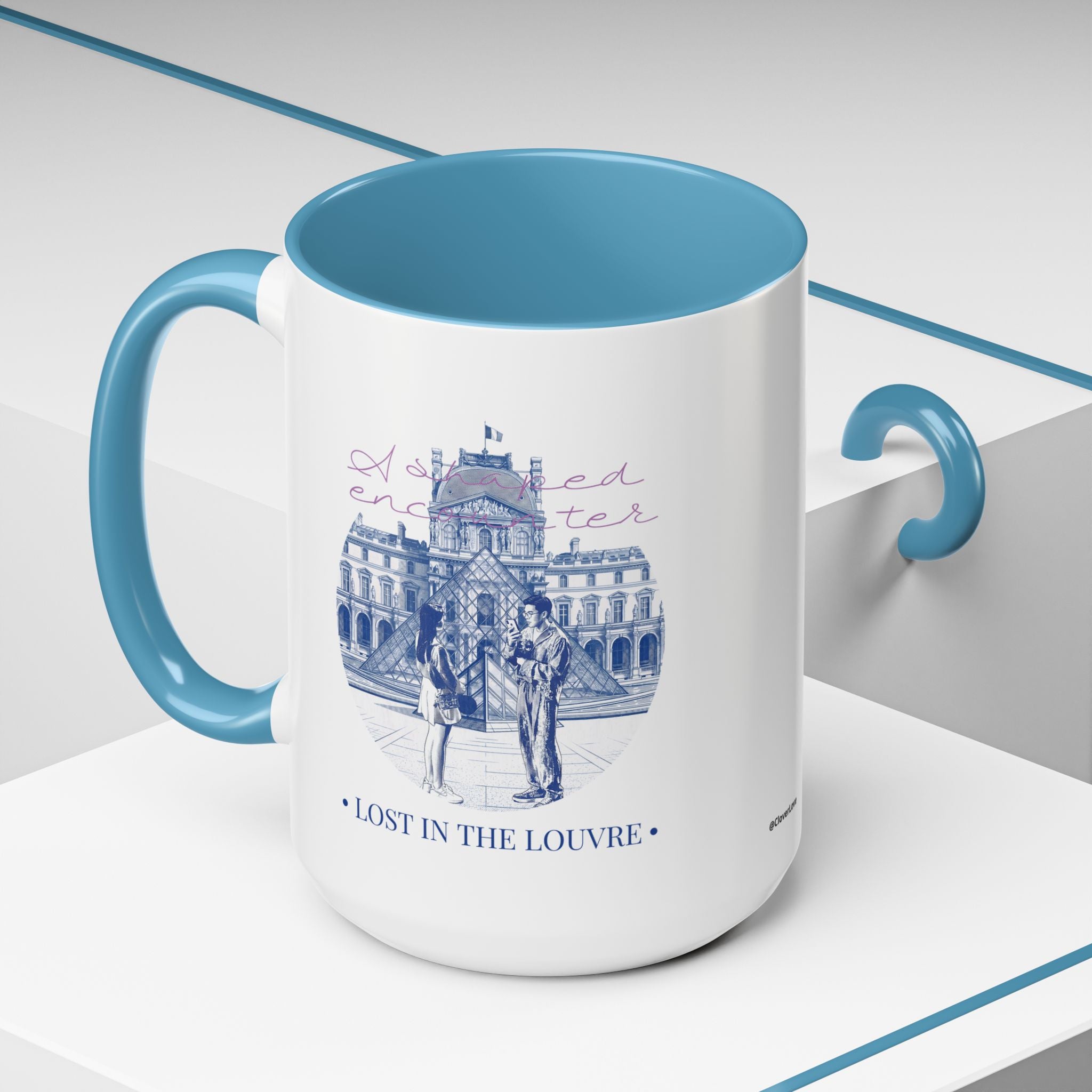 Louvre Paris Travel Mug - Art Museum Coffee Cup for Travelers