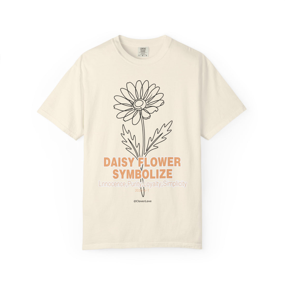 Daisy Flower T-Shirt - Botanical Graphic Shirt for Flower Lovers