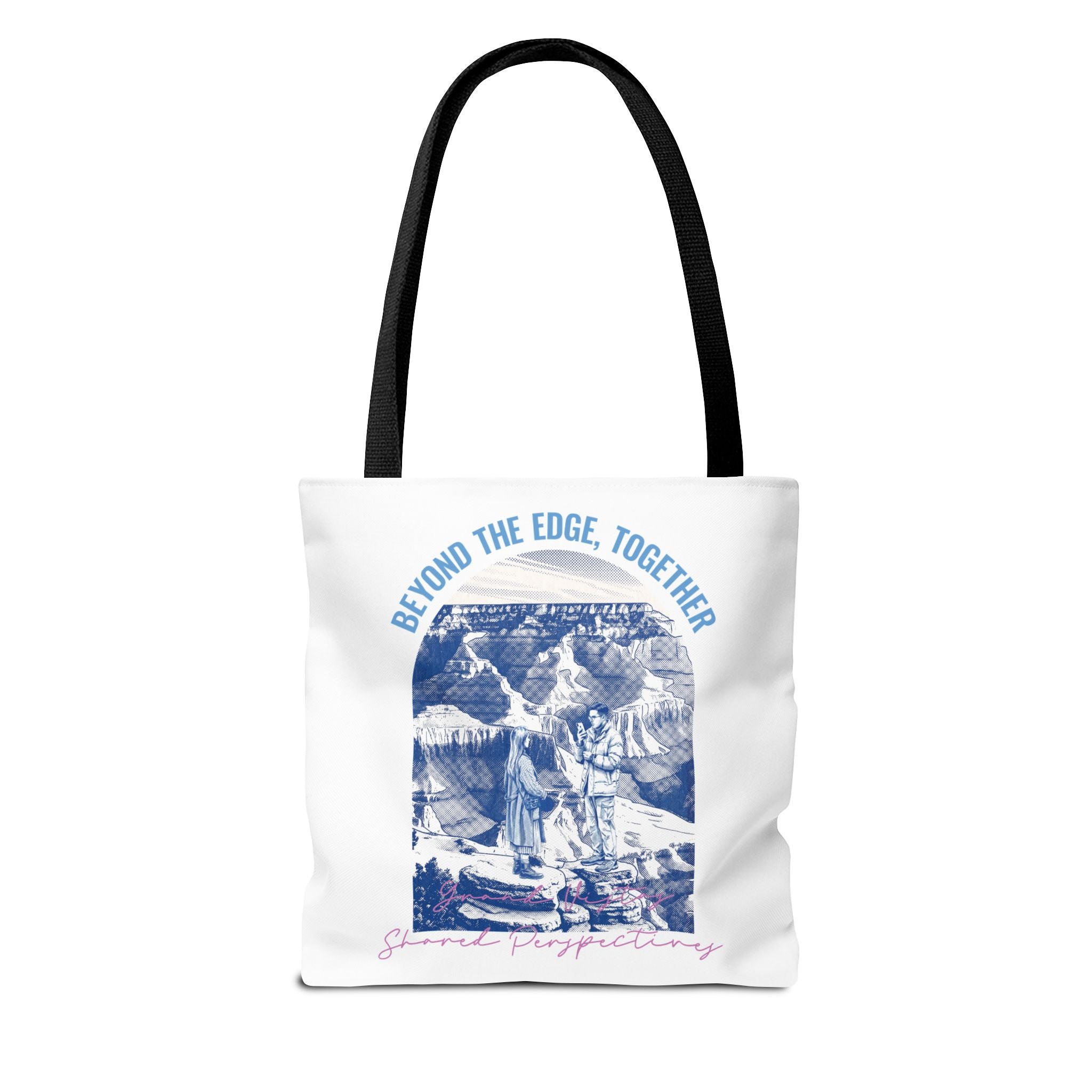 Beyond The Edge Travel Tote Bag | Grand Canyon Adventure Canvas Tote Bag for Travel Lovers