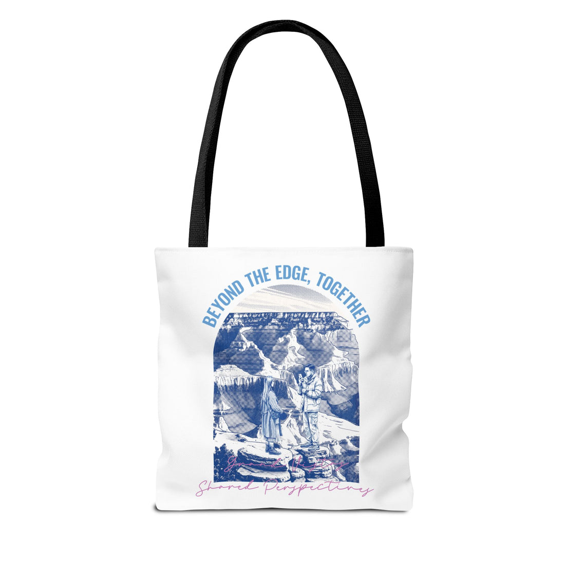 Beyond The Edge Travel Tote Bag | Grand Canyon Adventure Canvas Tote Bag for Travel Lovers
