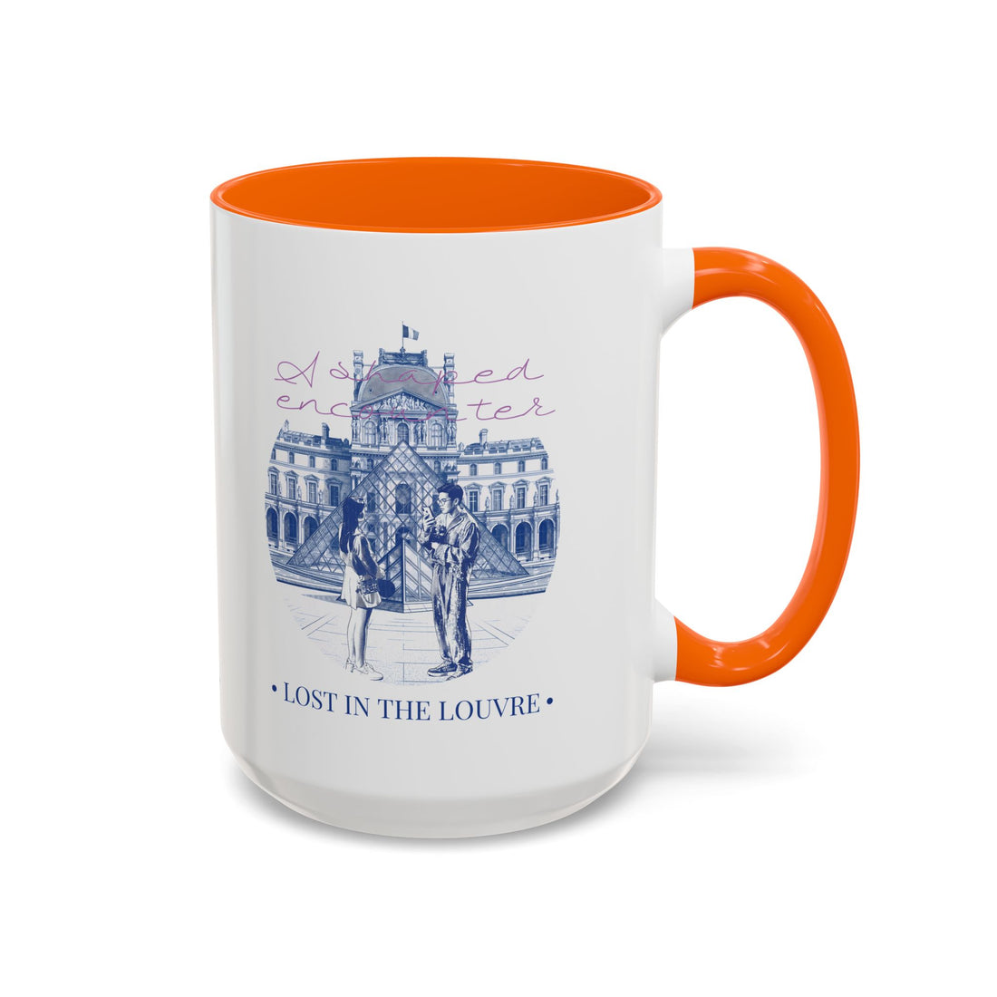 Louvre Paris Travel Mug - Art Museum Coffee Cup for Travelers
