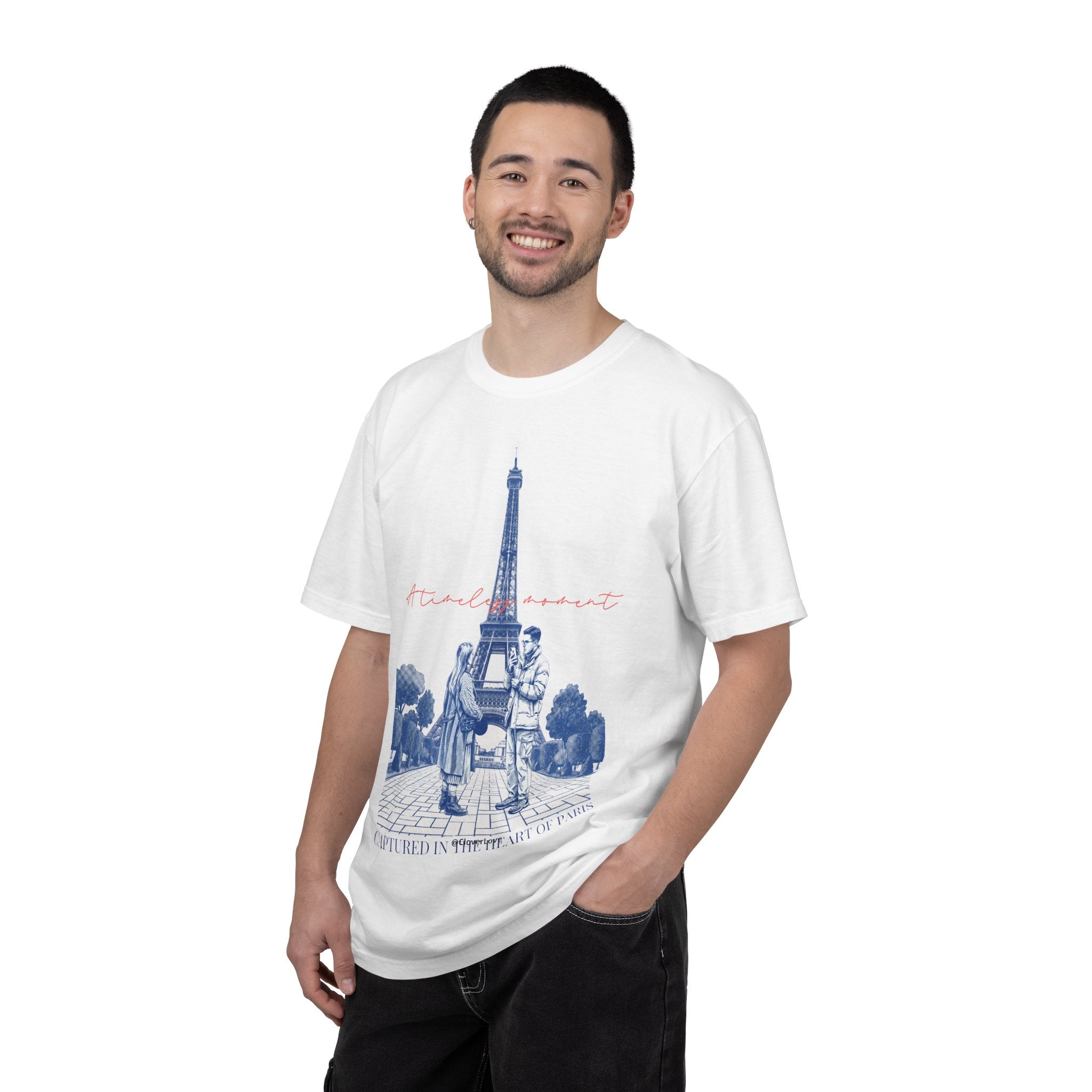 Custom Paris Landmark T-Shirt - Vintage Paris Memory Tee, Travel Lover Gift