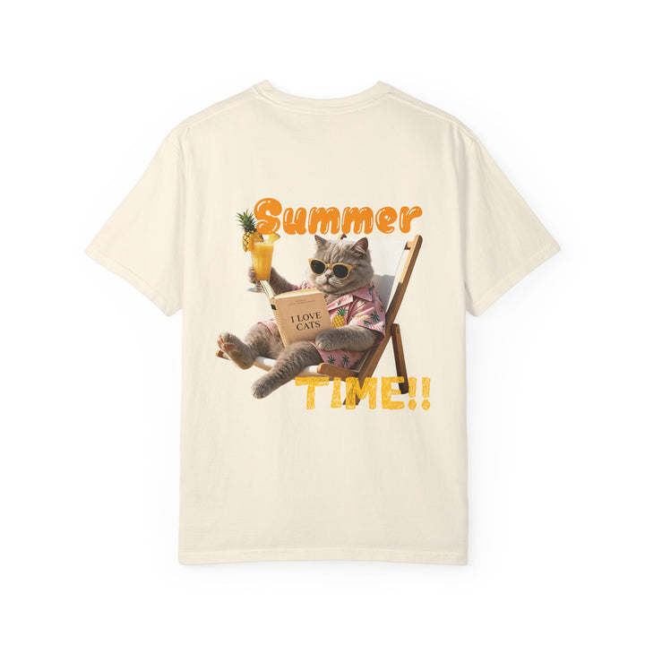 Custom Cat Summer T-Shirt - Funny Vacation Cat Tee, Pet Lover Gift