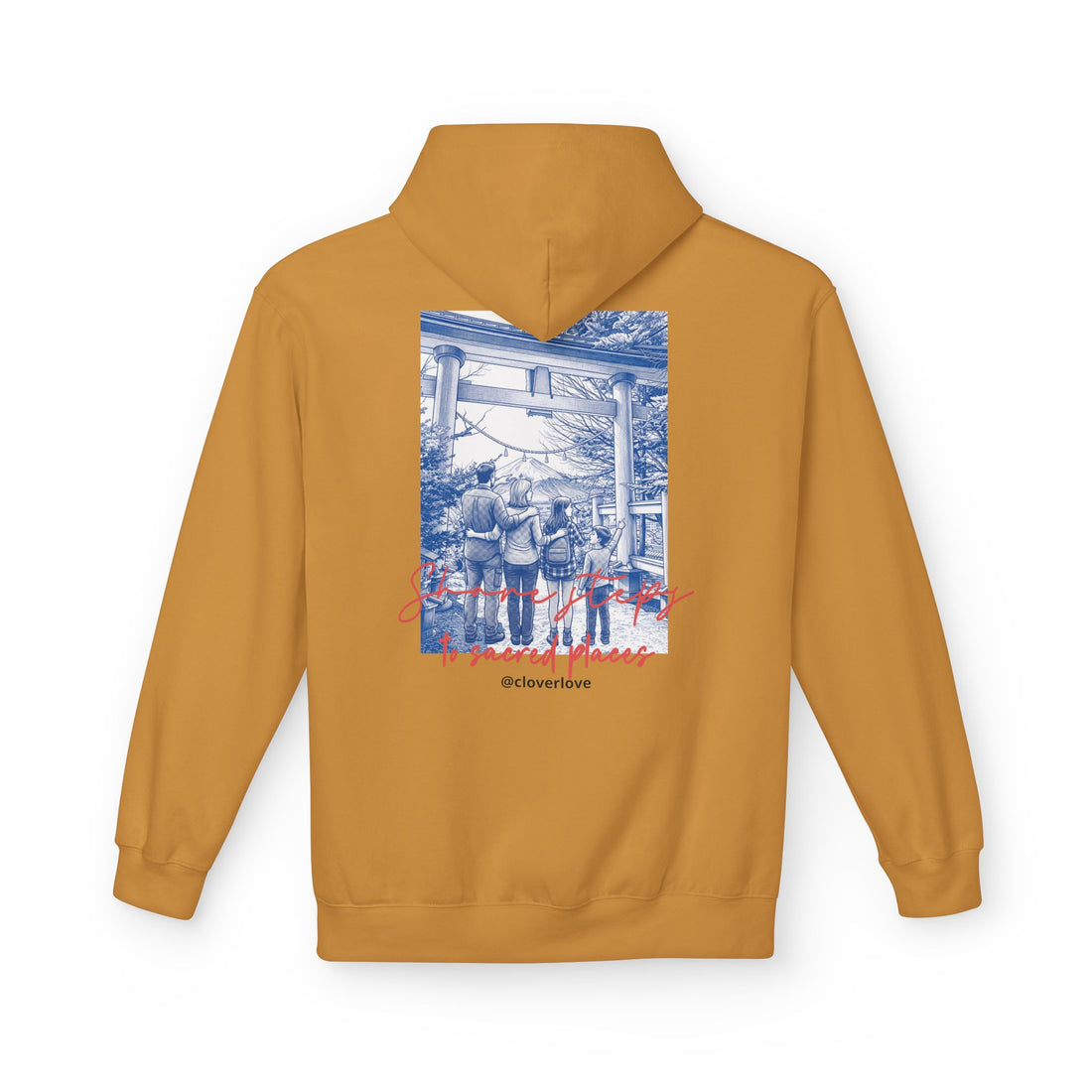 Sacred Places Hoodie | Vintage Reise-Wahrzeichen Sweatshirt