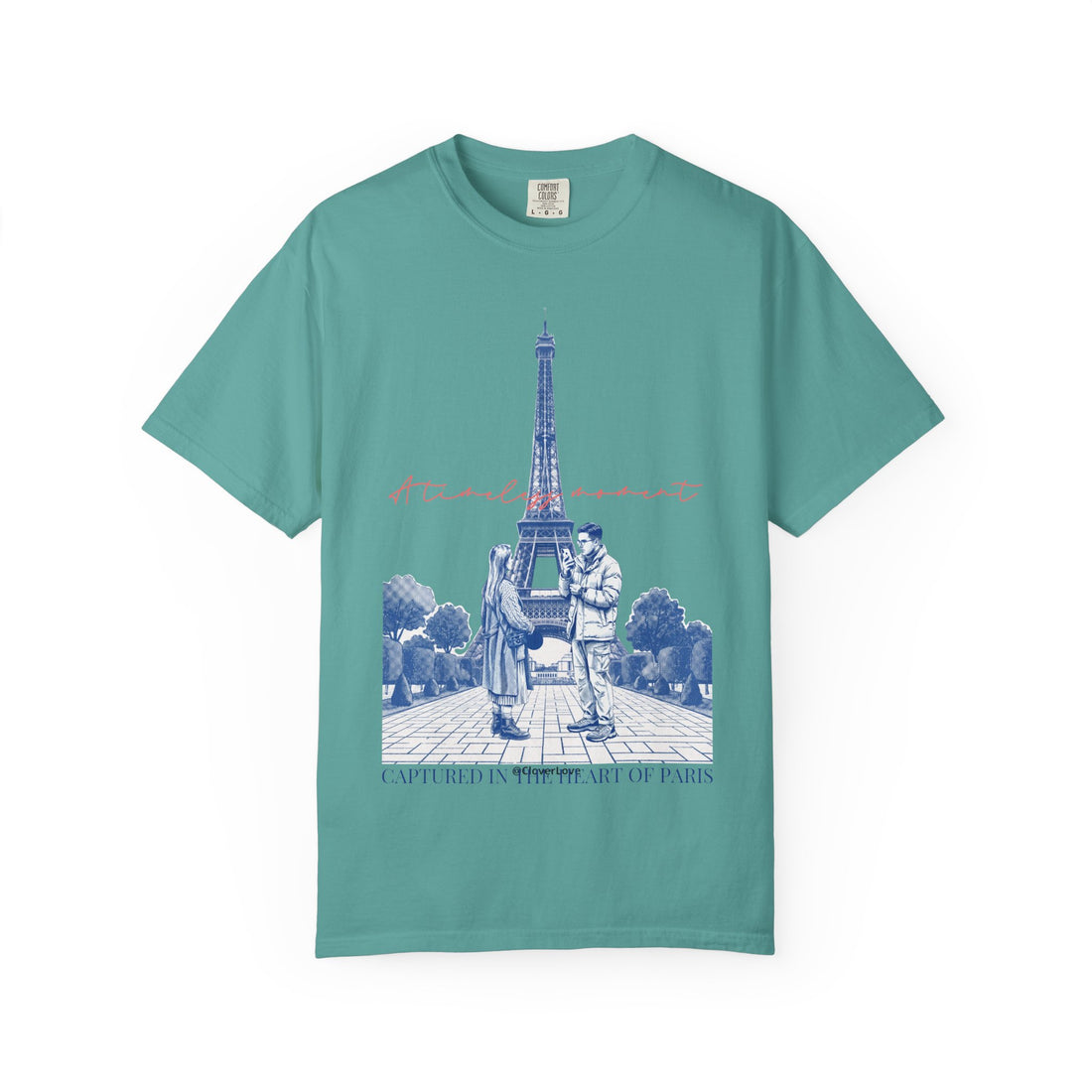 Custom Paris Landmark T-Shirt - Vintage Paris Memory Tee, Travel Lover Gift