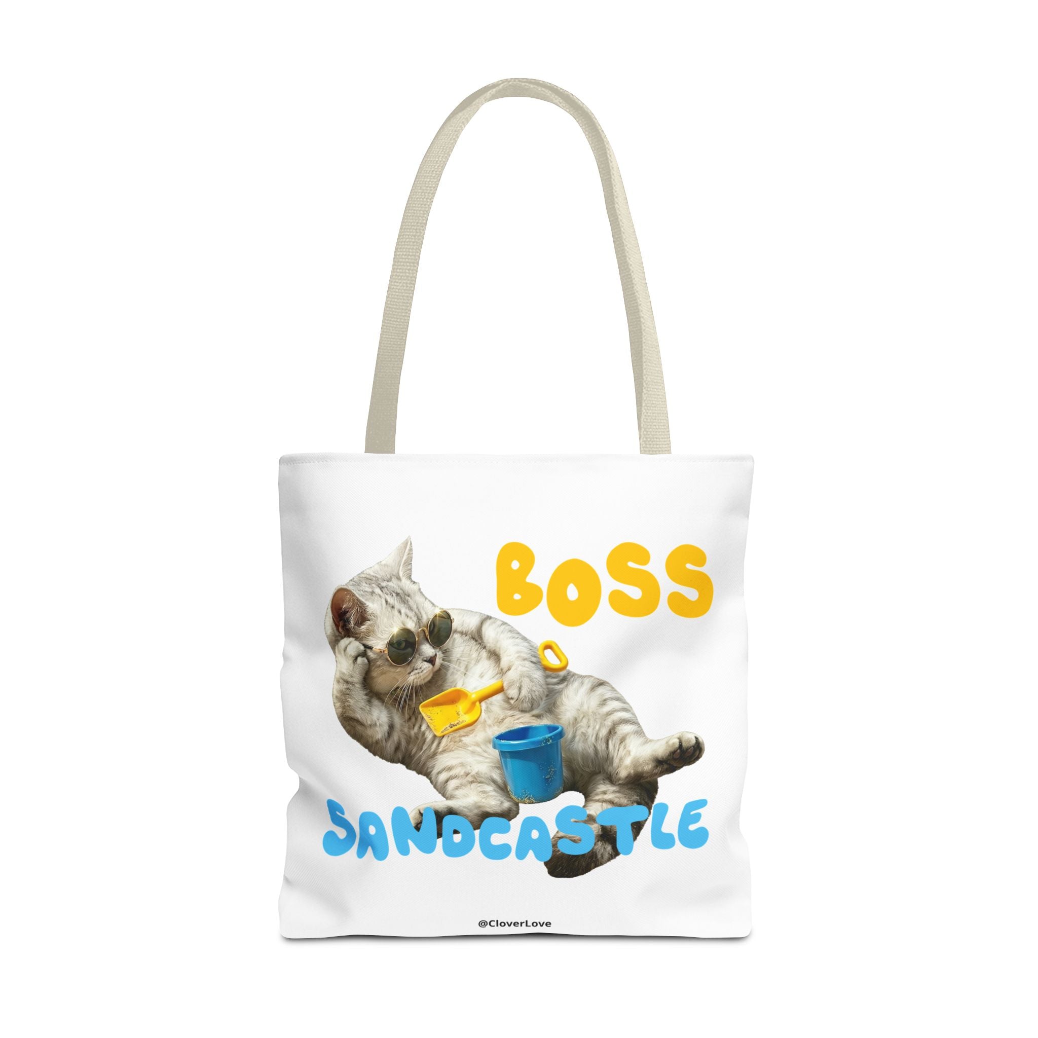 Funny Cat Tote Bag | Custom Pet Photo Personalized Canvas Bag