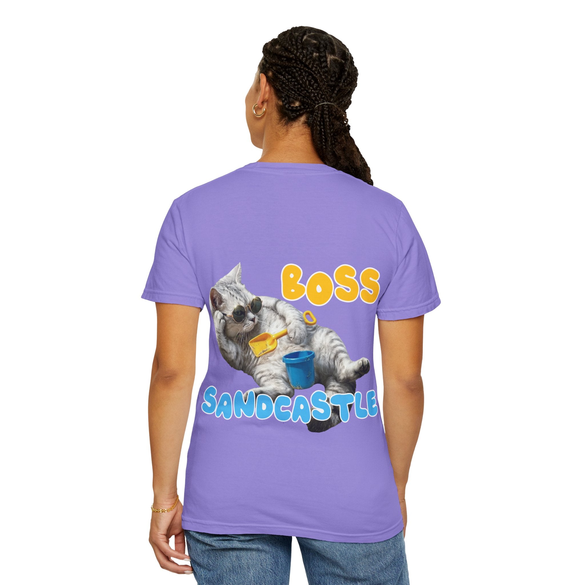 Custom Cat Summer T-Shirt - Funny Beach Cat Tee, Cat Lover Gift