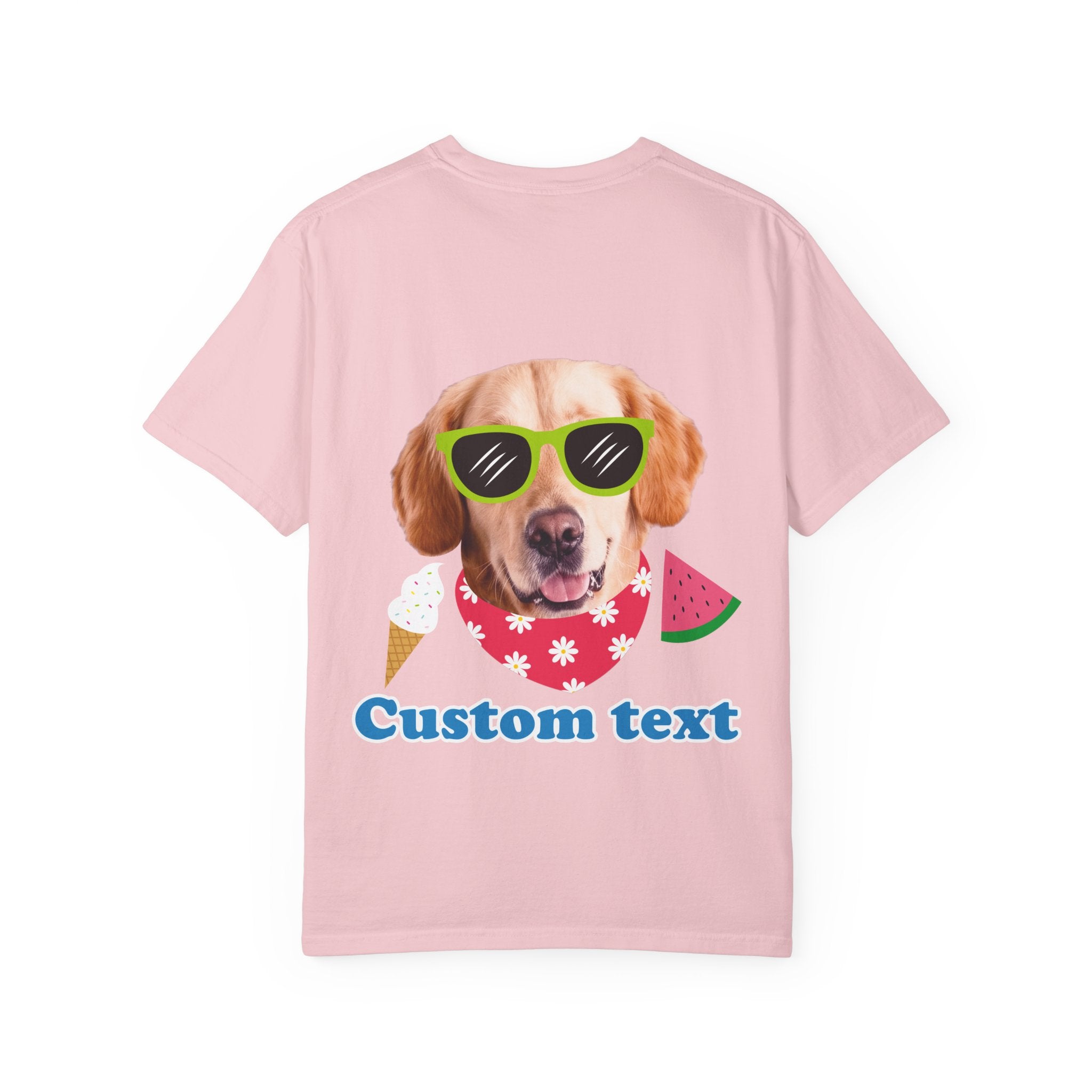 Custom Dog Summer T-Shirt - Funny Beach Dog Tee, Dog Lover Gift
