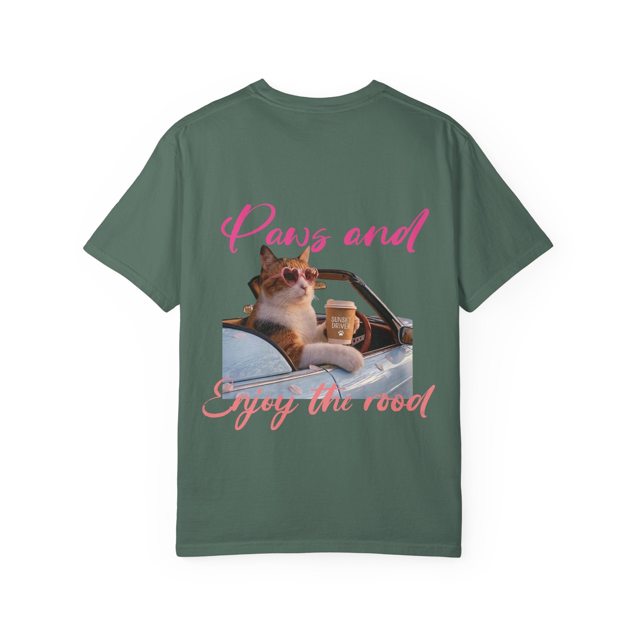 Custom Pet Travel T-Shirt - Summer Road Trip Tee for Cat Lovers