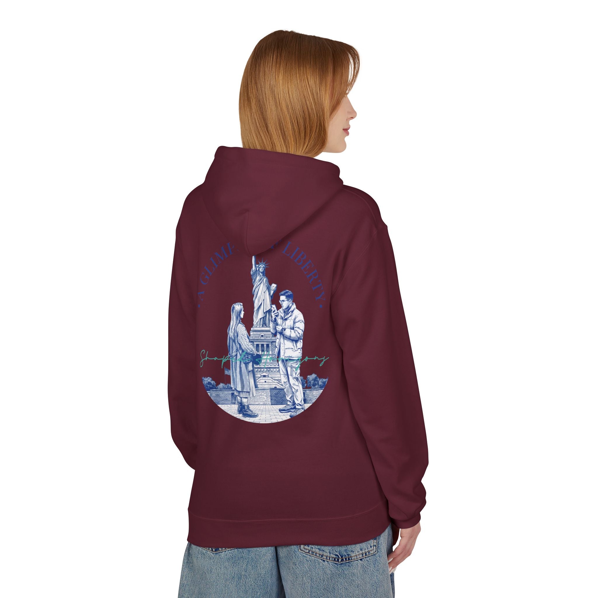 Statue of Liberty Adventure Hoodie | Vintage New York Travel Sweatshirt