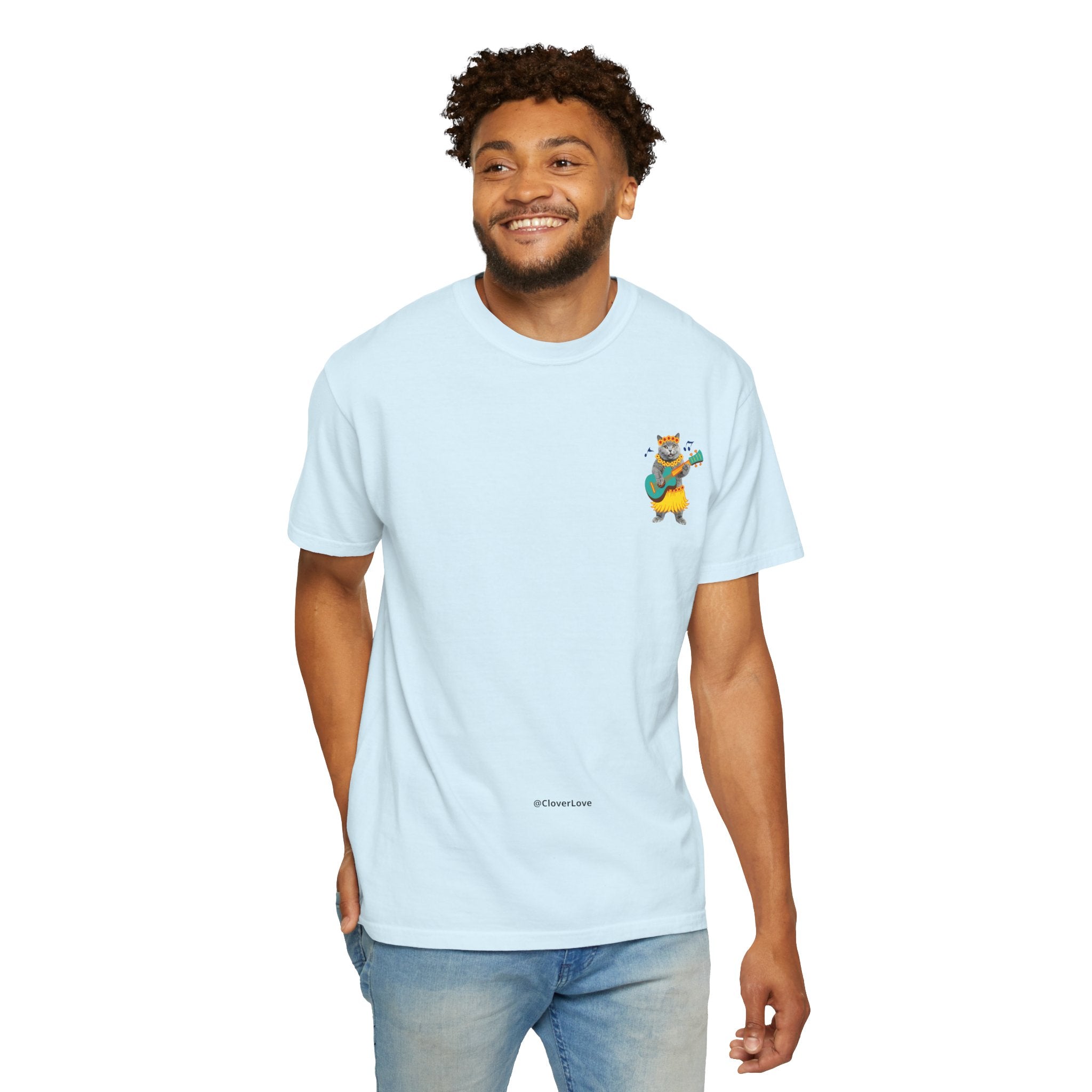 Custom Pet Summer T-Shirt -Tropical Vacation Style Pet Lover Gift