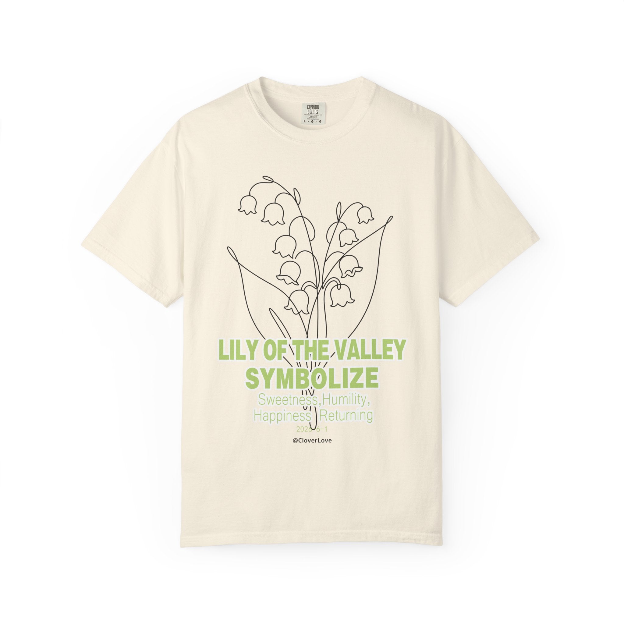 Lily of the Valley Flower T-Shirt - Botanical Graphic Shirt for Flower Lovers