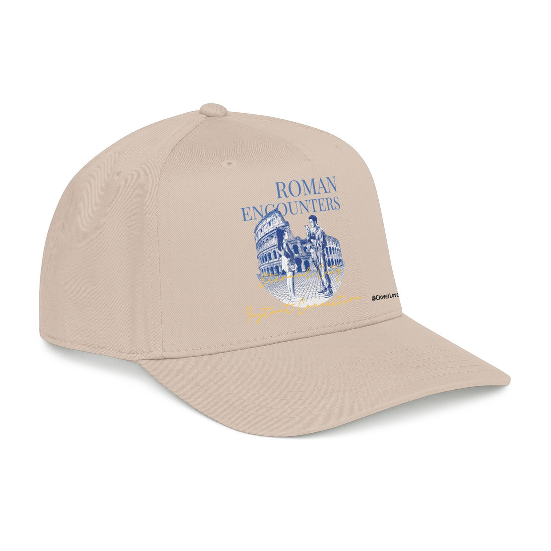 Rome Travel Hat - Colosseum Baseball Cap, European Adventure Dad Hat
