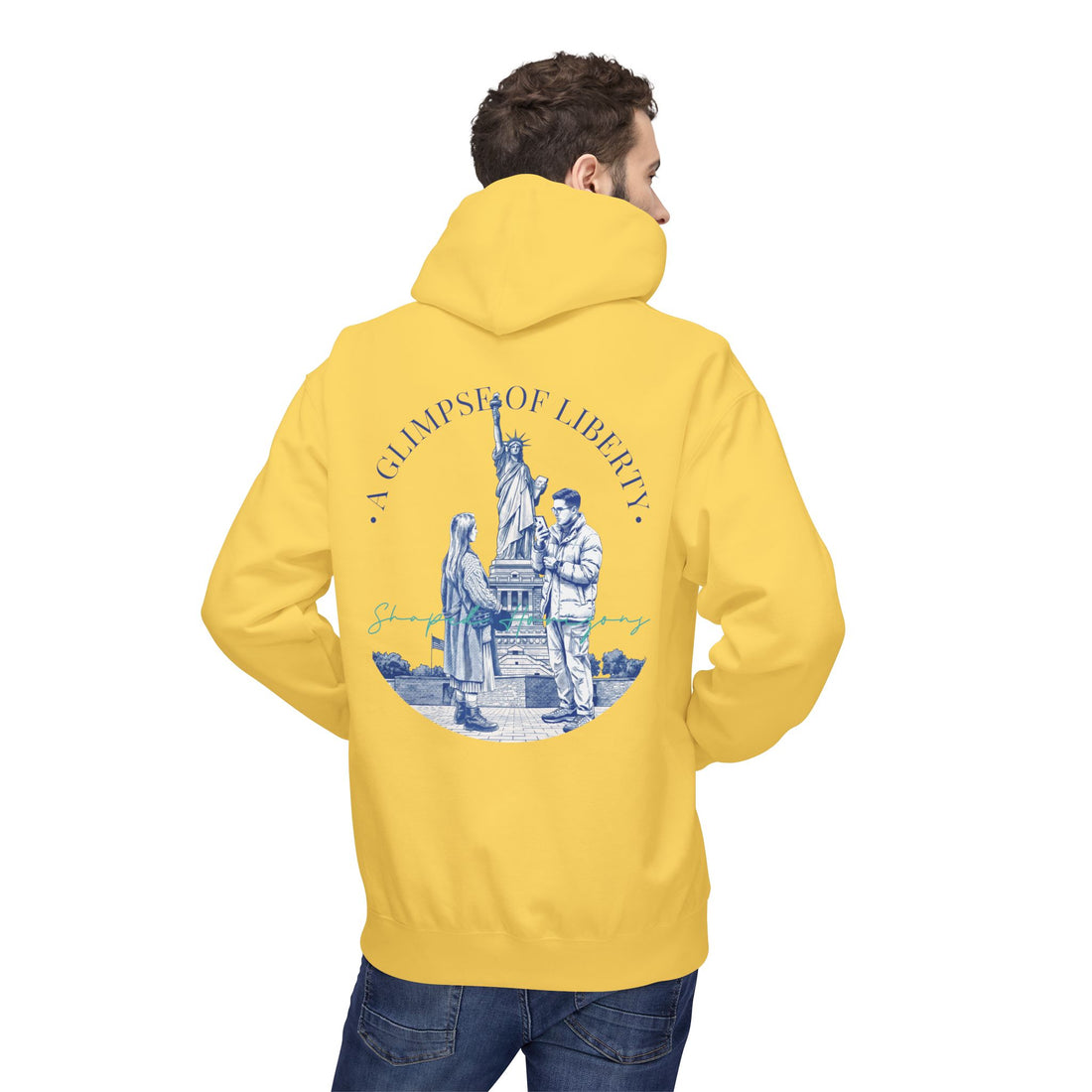Statue of Liberty Adventure Hoodie | Vintage New York Travel Sweatshirt