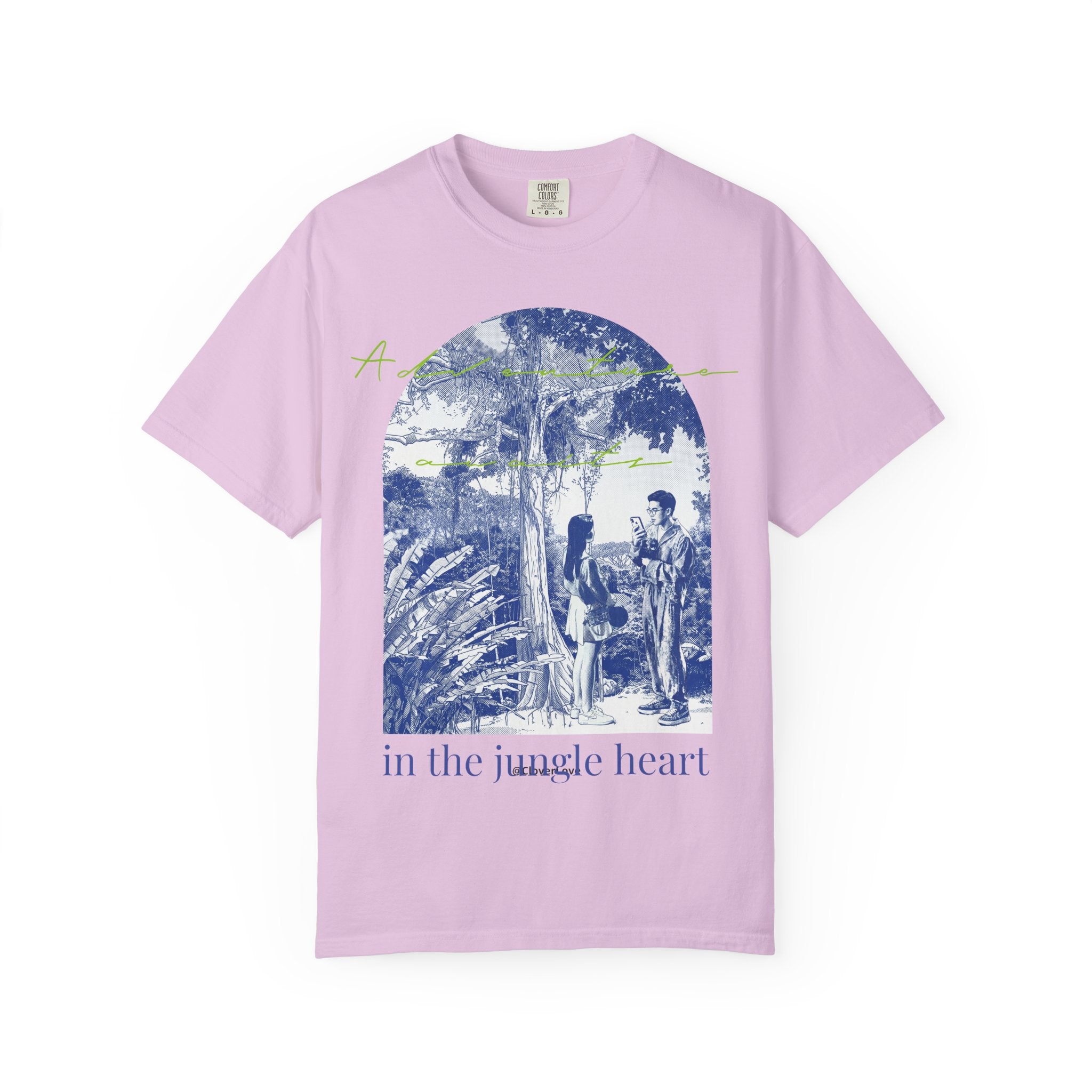Custom Jungle Adventure Travel T-Shirt - Couple Vacation Gift
